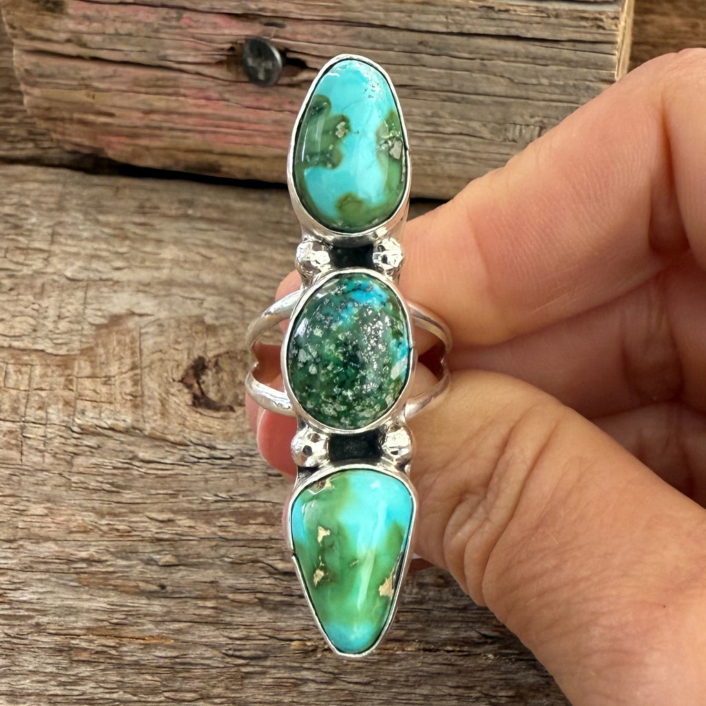 Sierra Bella Turquoise Ring Size 8 3/4.