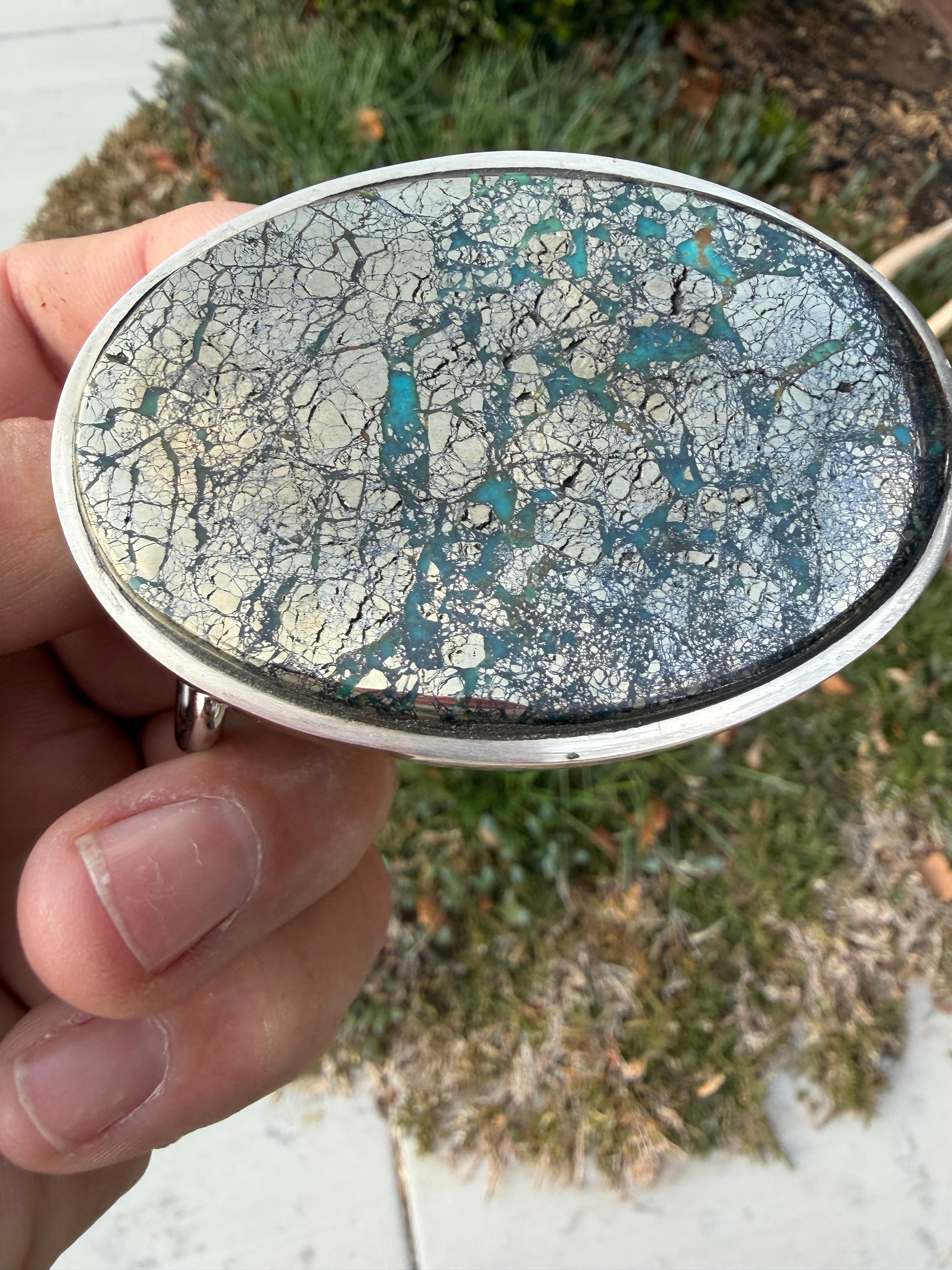 Nacozari (rare) Handmade Custom Belt Buckle (Large)