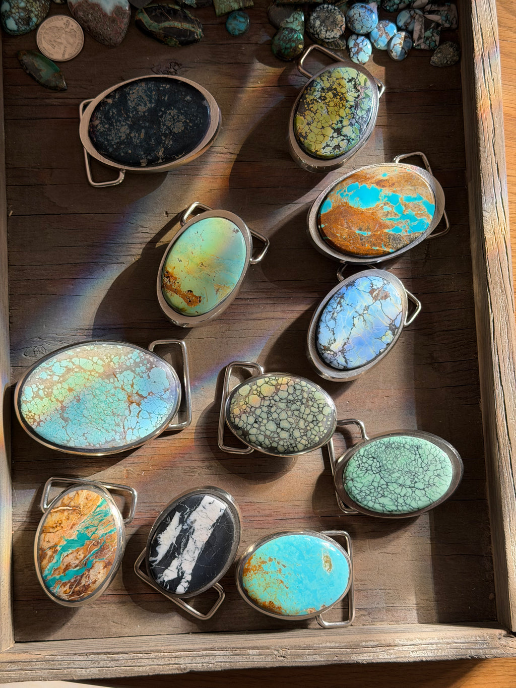 Turquoise Mountain Belt Buckle