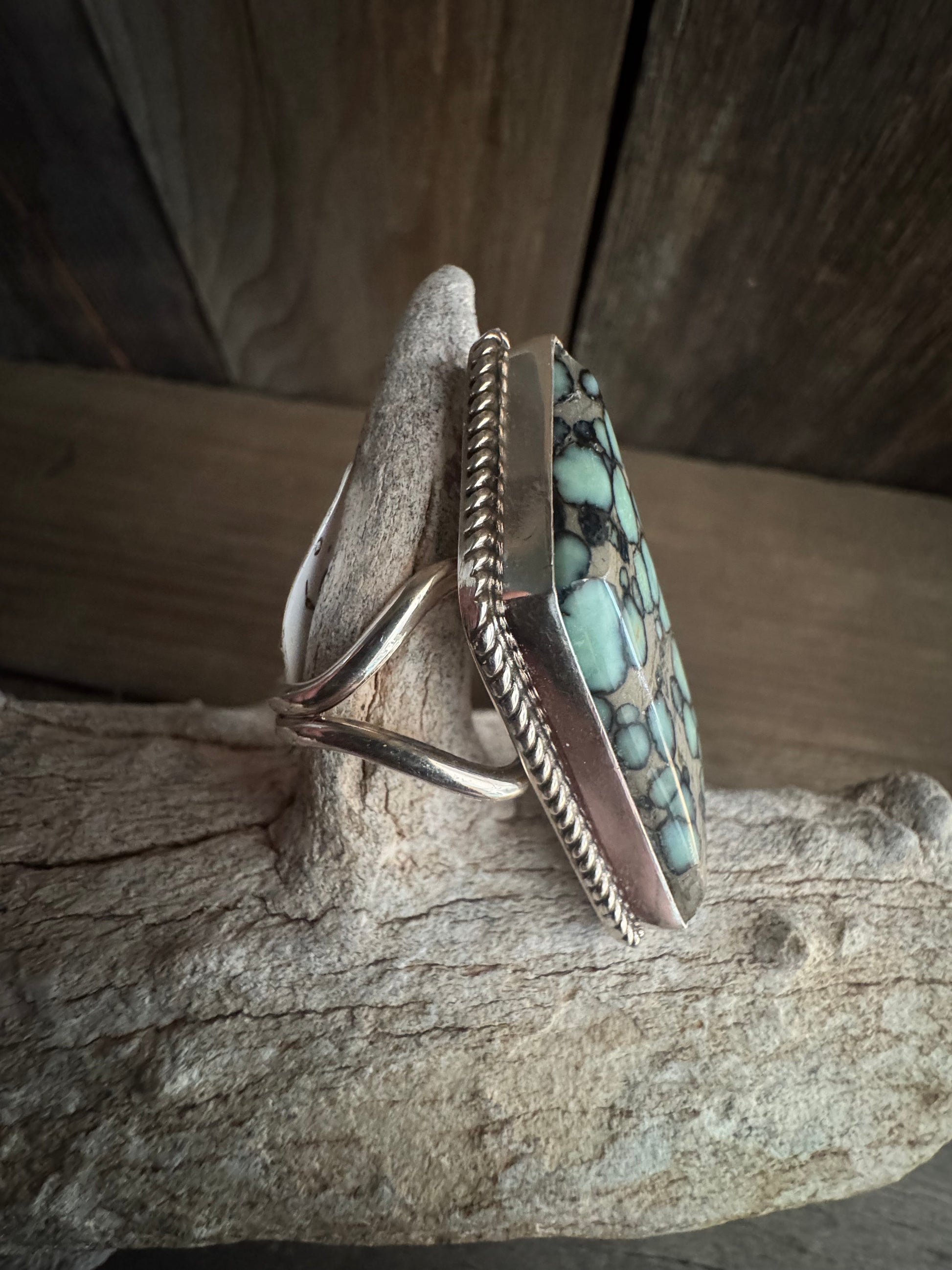 Handmade Sterling Silver Desert Bloom Custom Adjustable Ring