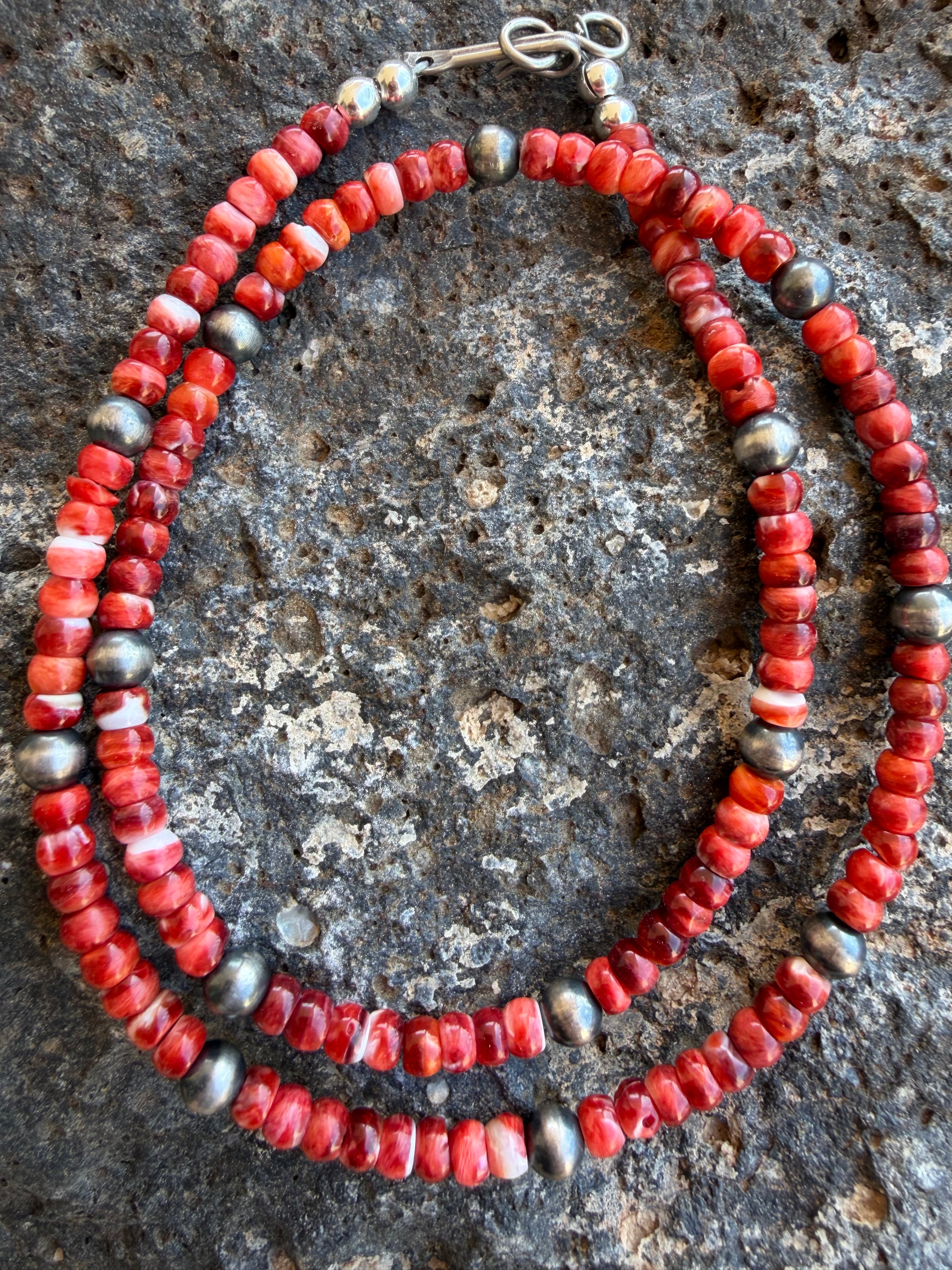 Native American Marquez Tachiini Handmade Turquoise Necklace with