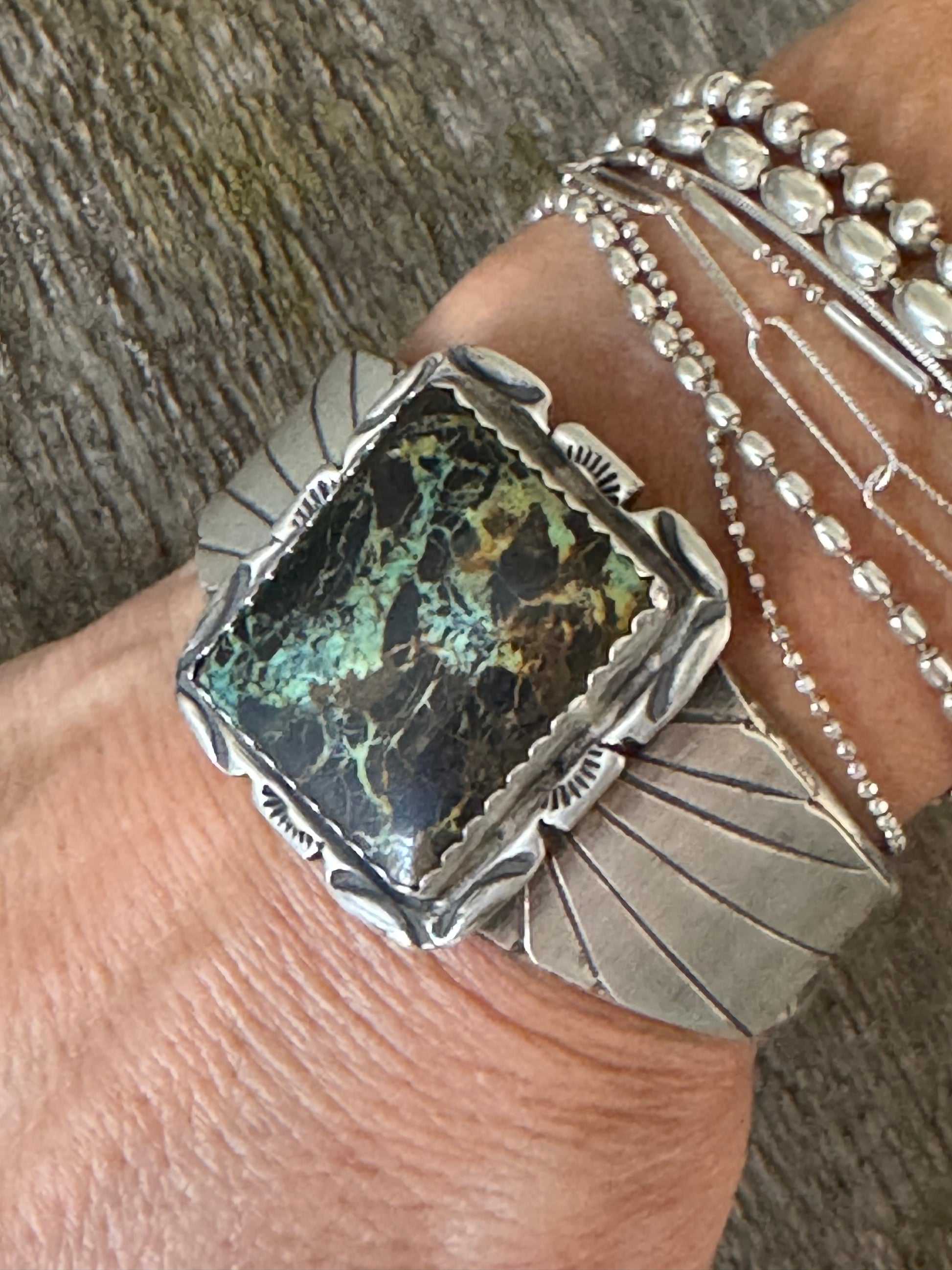 Custom Handmade Blackjack Cuff