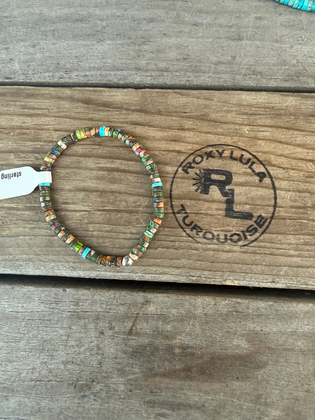 Howlite stretch stacking bracelet