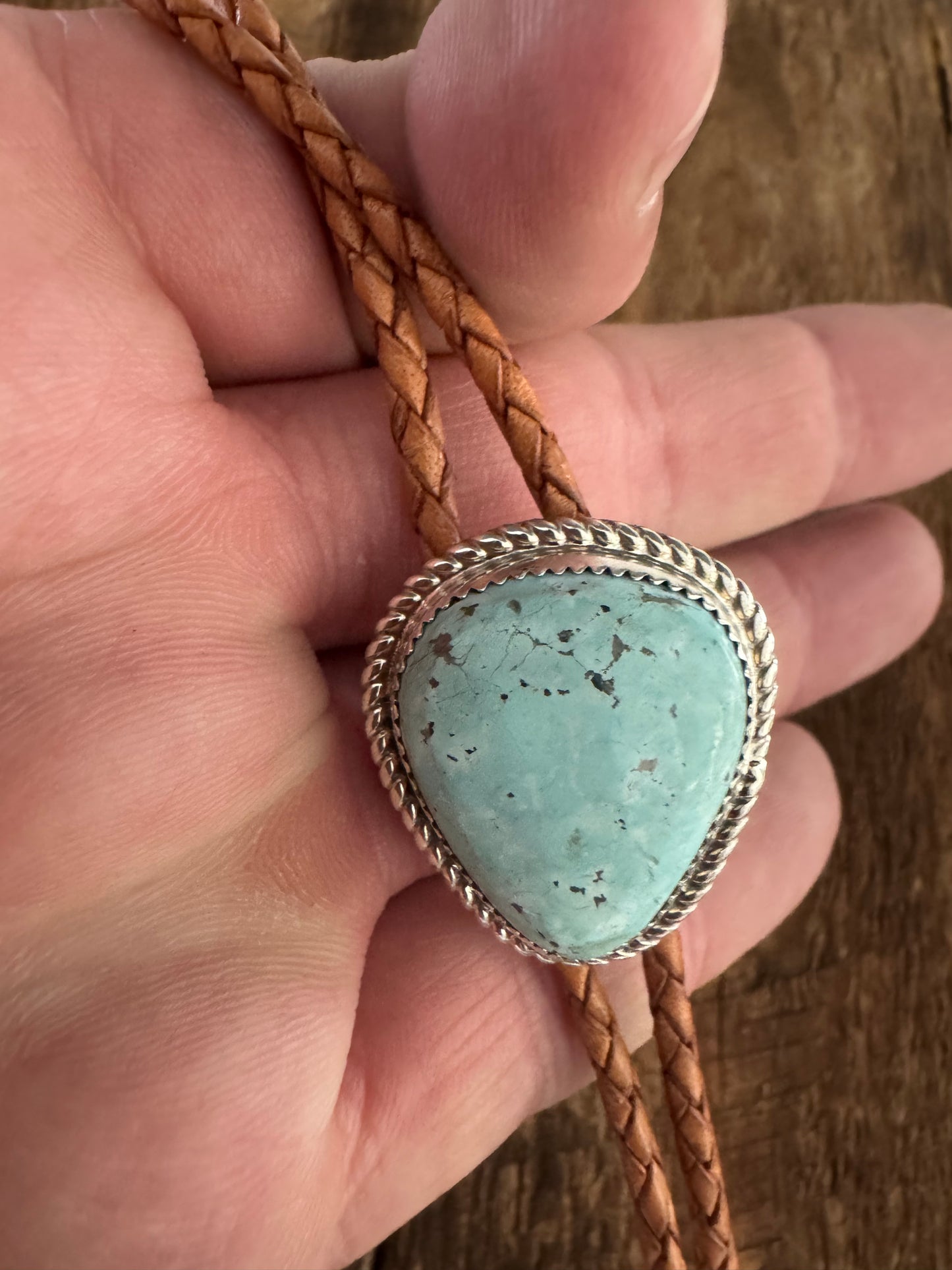 Handmade Turquoise Bolo Tie