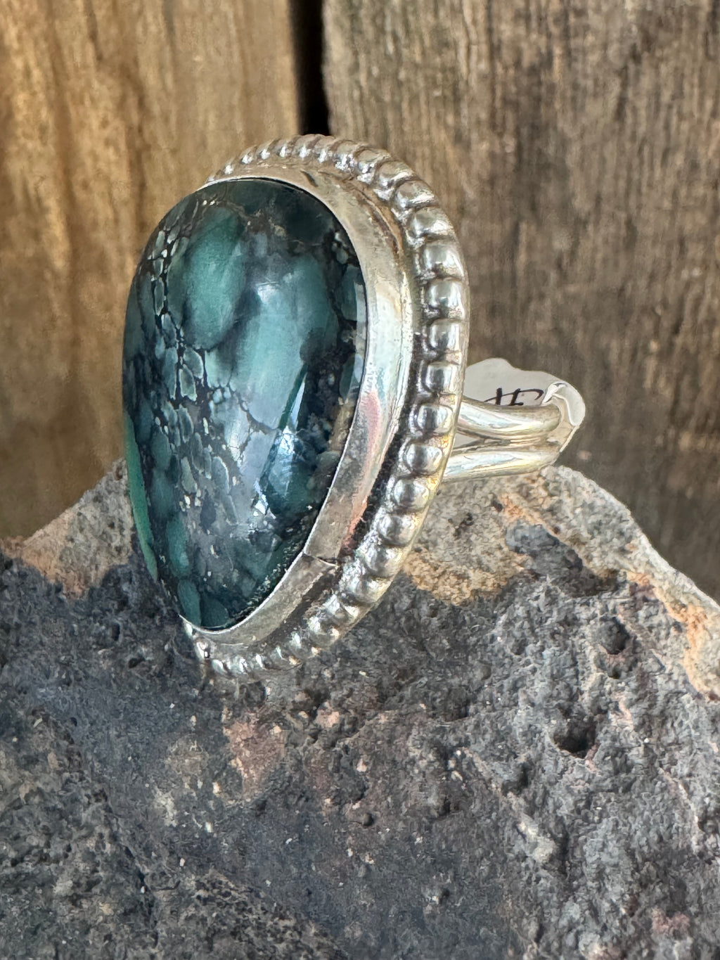 Handmade Candelaria Hills Variscite Ring Size 7.25