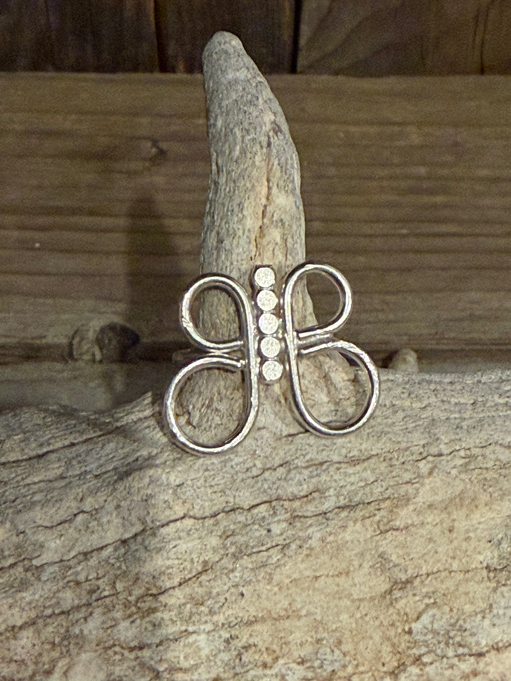 Native American Handmade Sterling Silver Butterfly 🦋 Ring