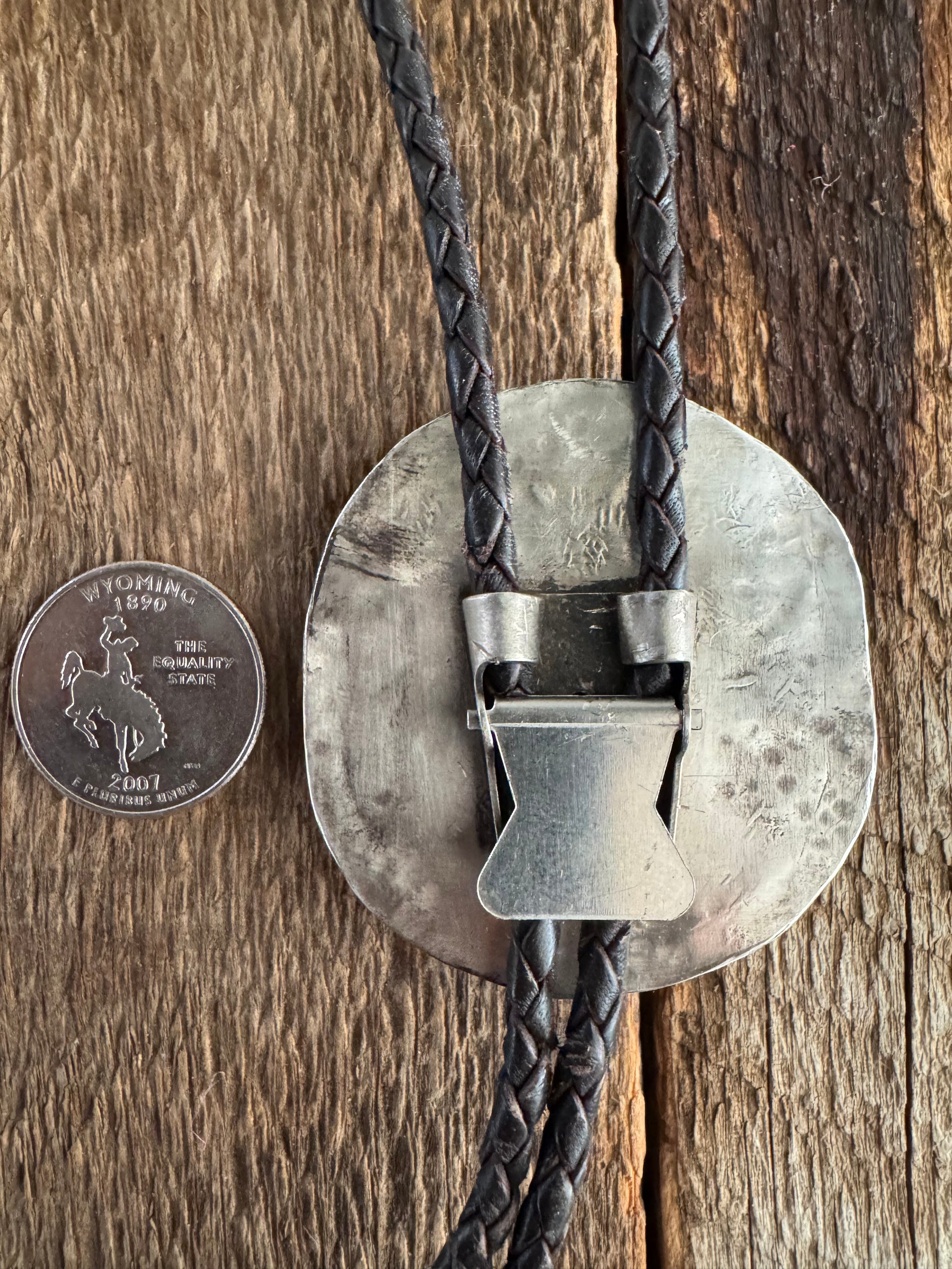White Buffalo Handmade Turquoise Bolo Tie