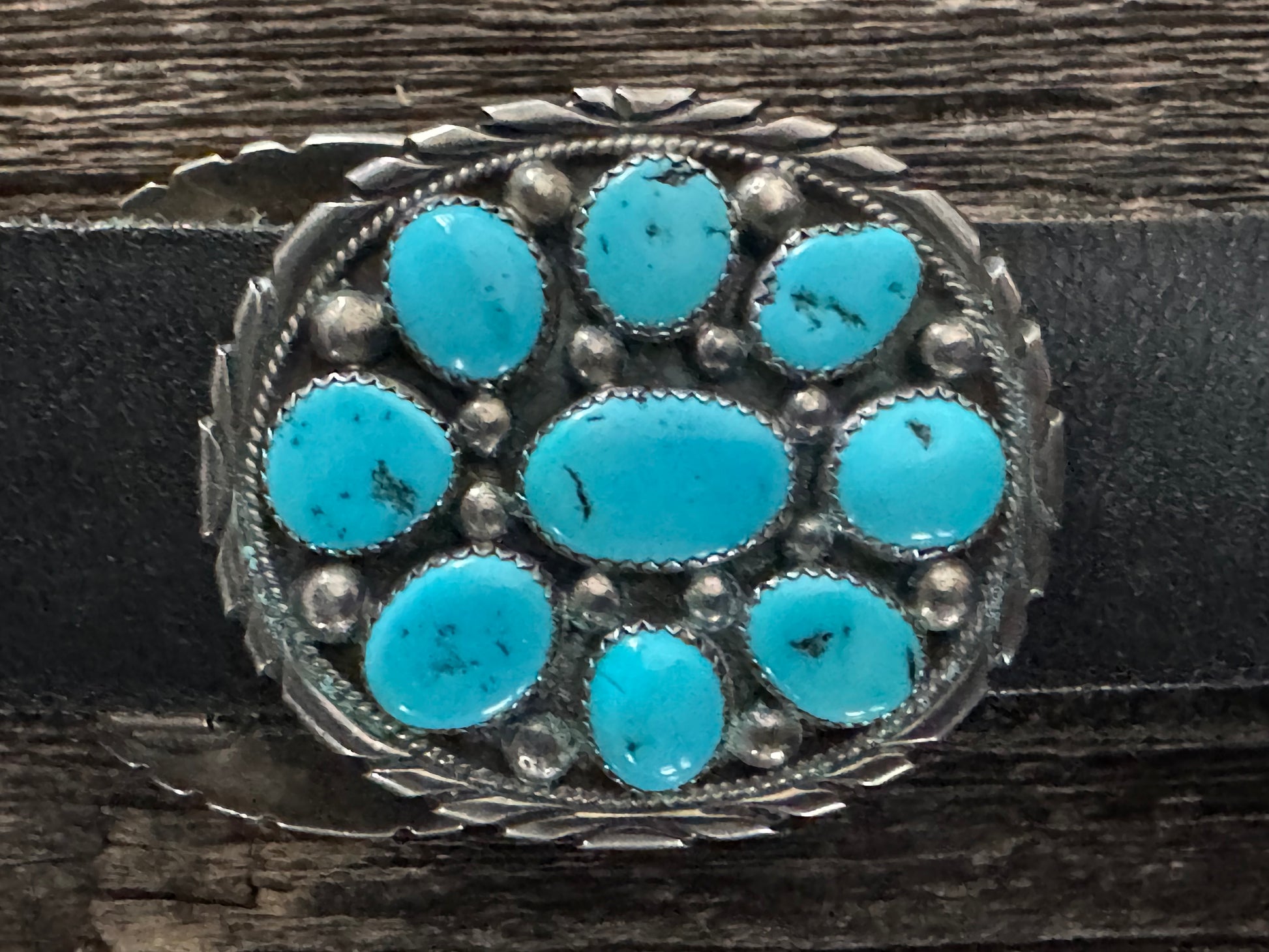 1970 Vintage Kingman Concho Belt