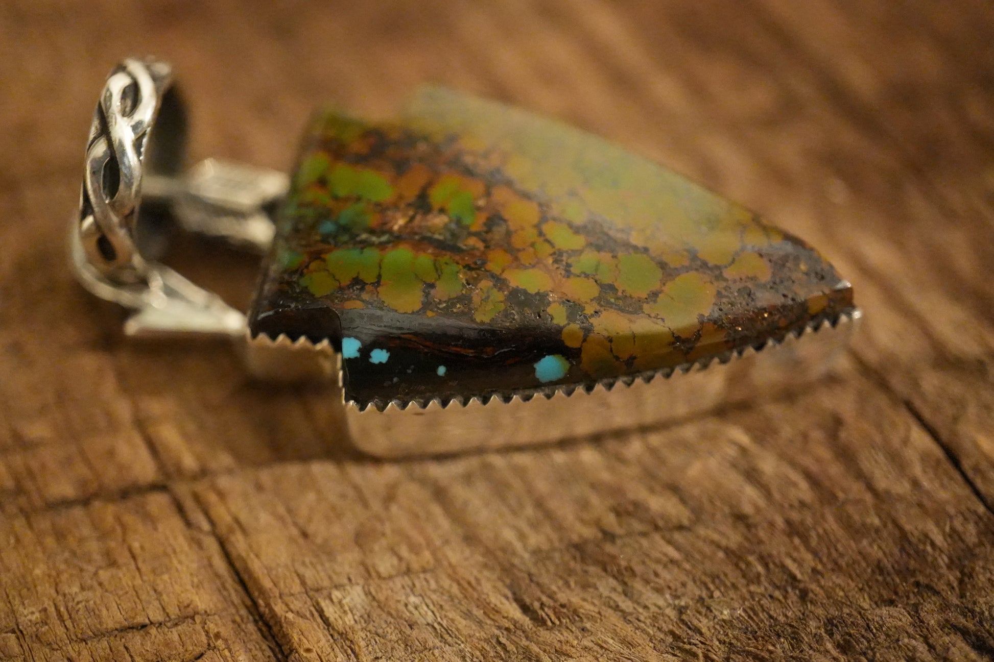 Hubei Turquoise Arrowhead Pendant