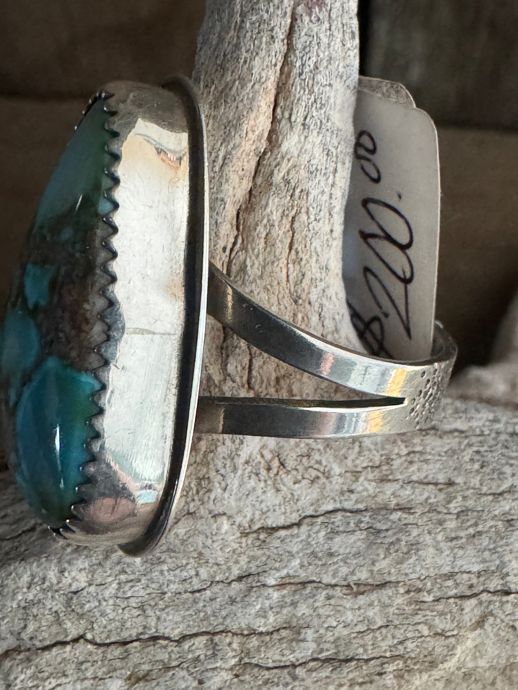 Kingman Web Handmade Sterling Silver Ring Size 10