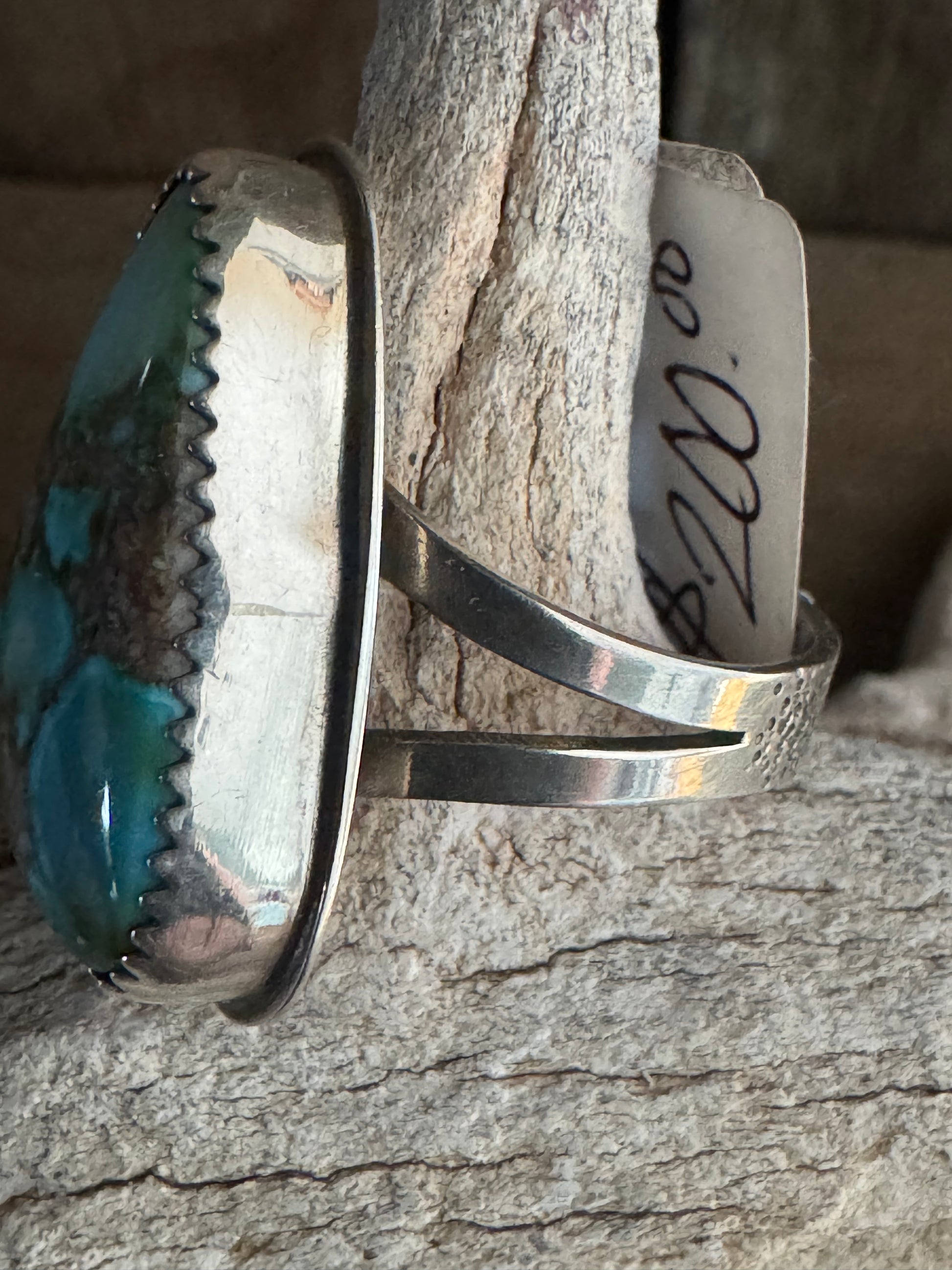 Kingman Web Handmade Sterling Silver Ring Size 10