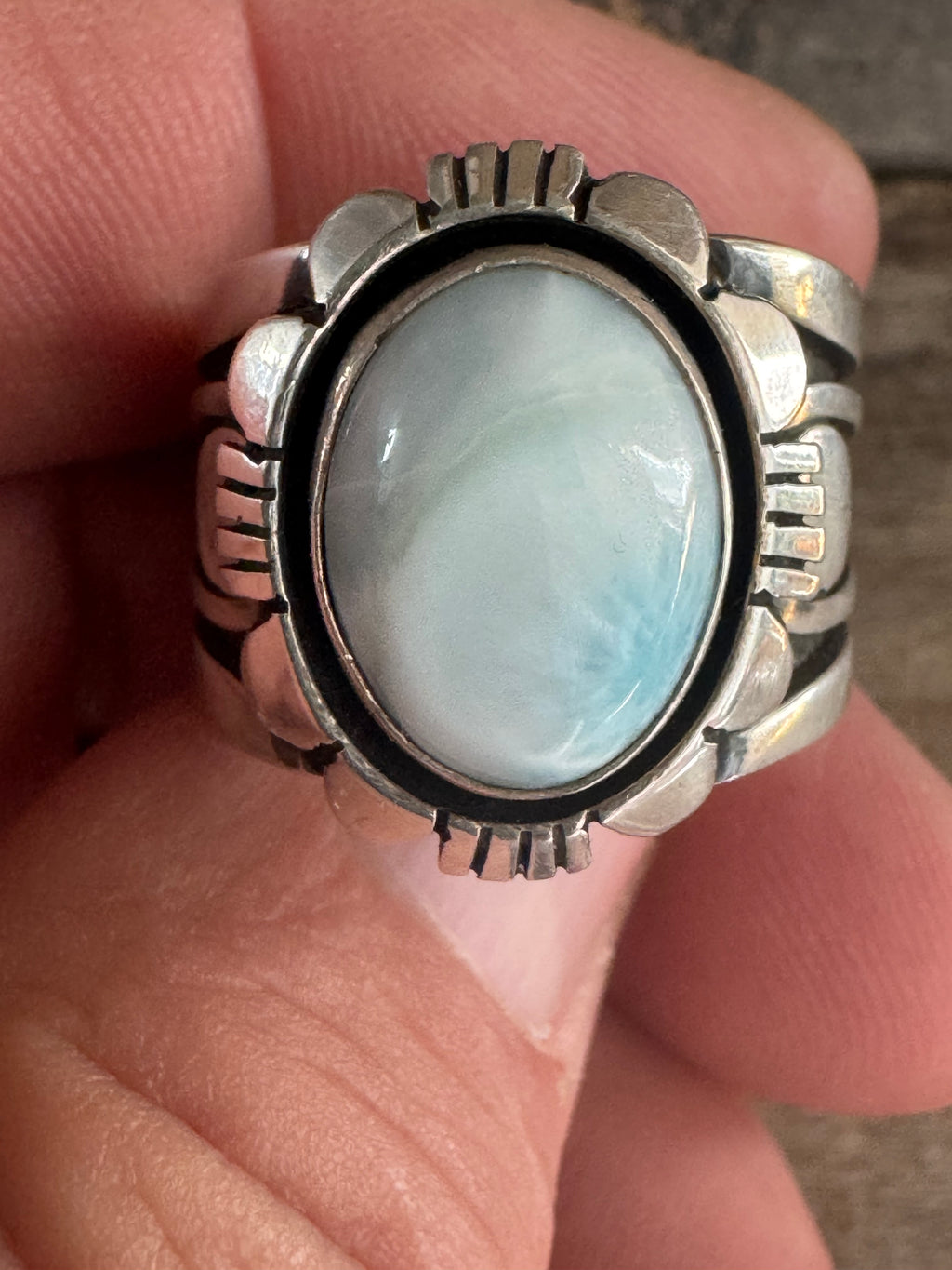 Cooper Willie Golden Hills Turquoise Ring Size 10.5