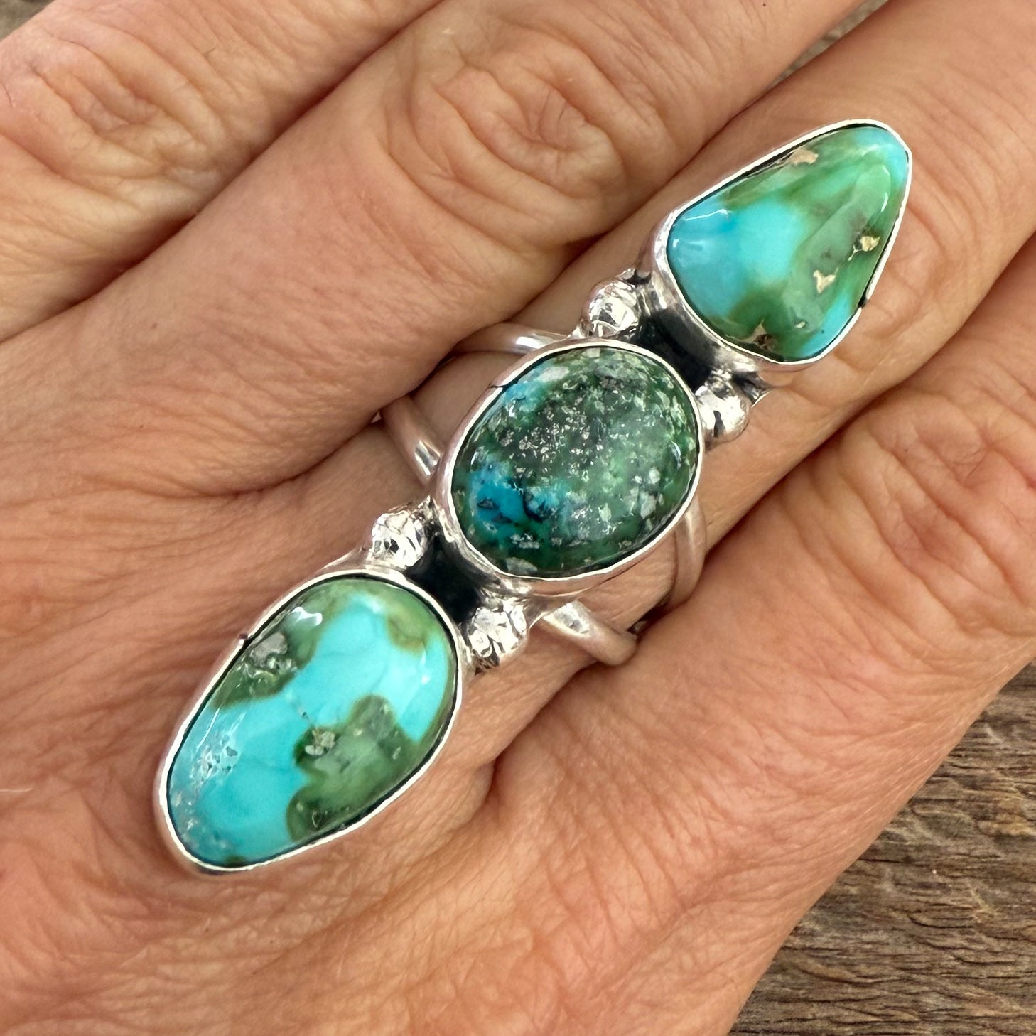 Sierra Bella Turquoise Ring Size 8 3/4.
