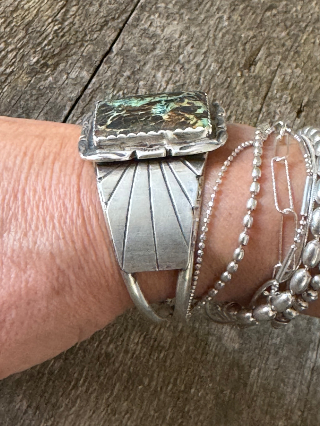 Custom Handmade Blackjack Cuff