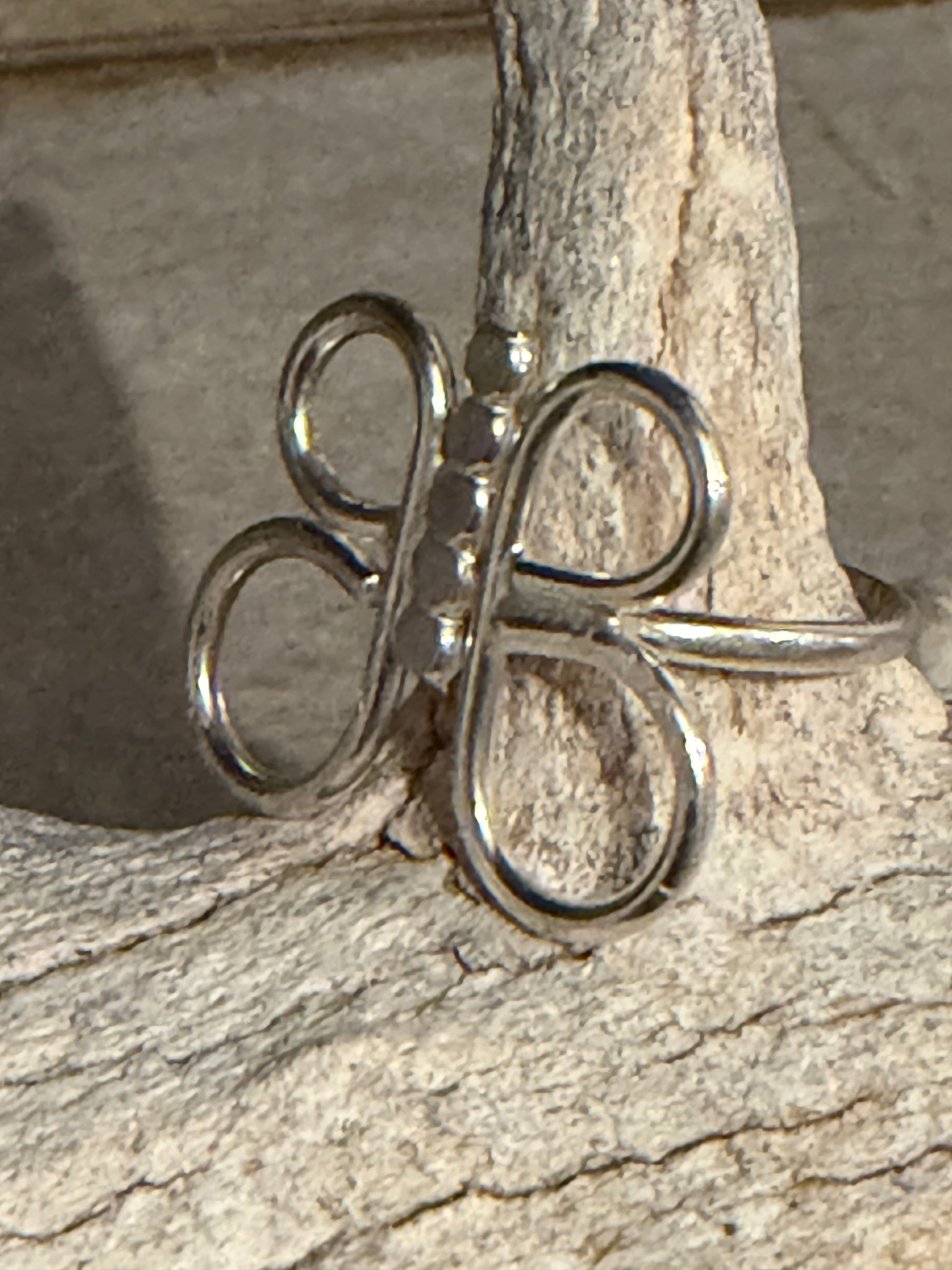 Native American Handmade Sterling Silver Butterfly 🦋 Ring