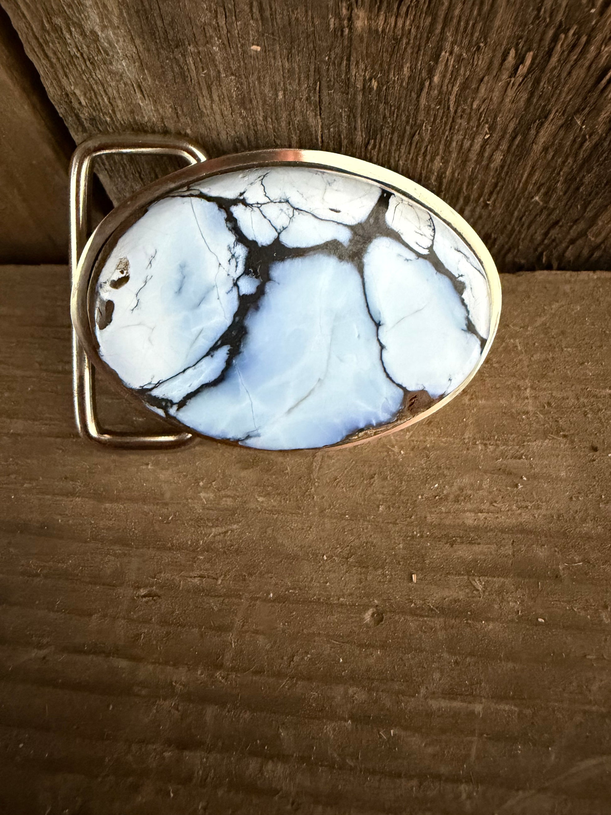 Red River Turquoise Lavender Blue Belt Buckle