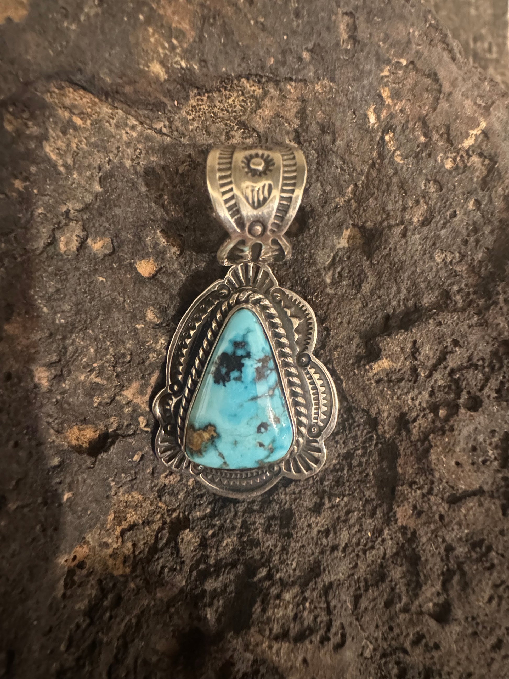 Whitewater Turquoise Pendant