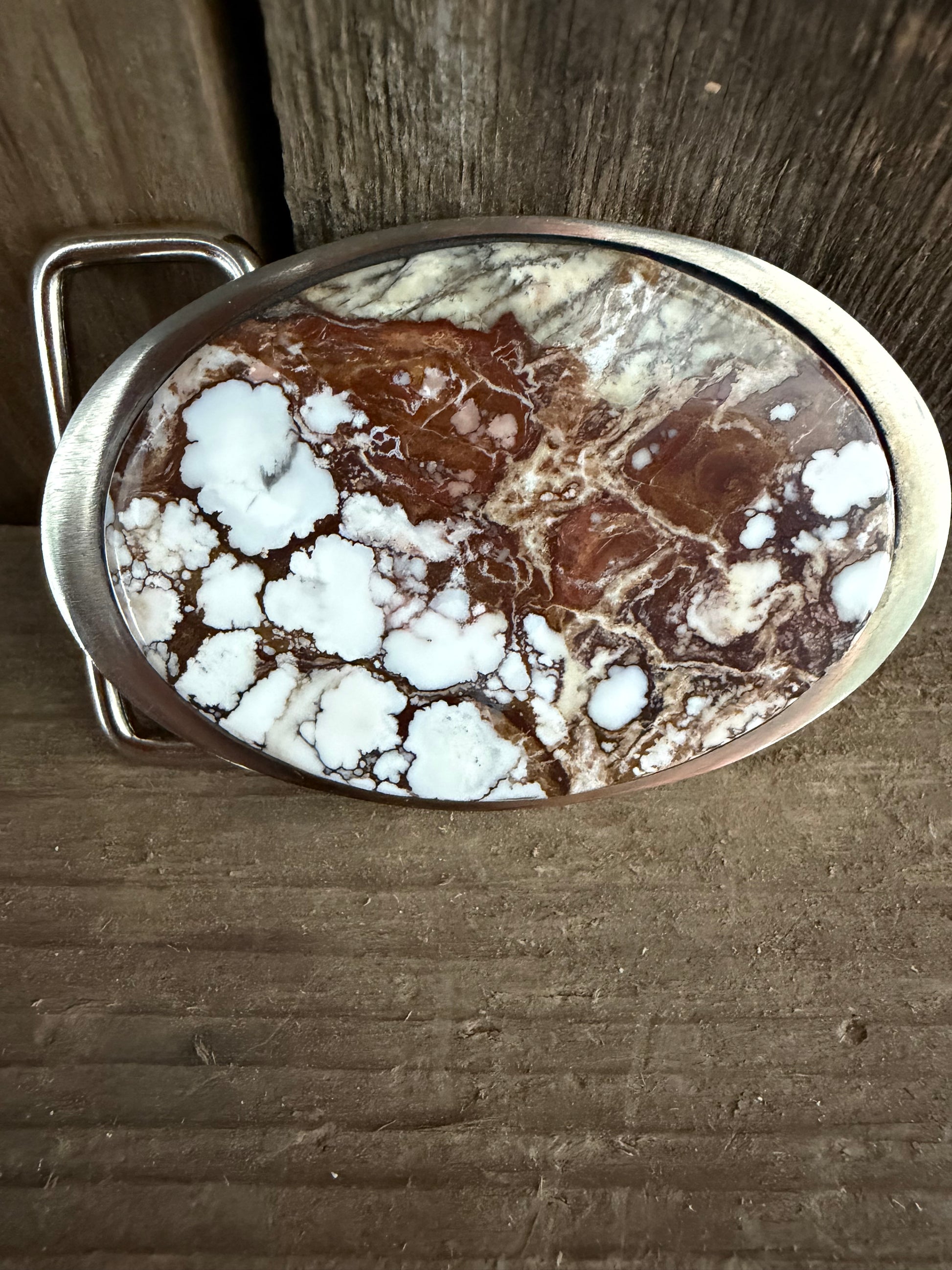 Wild horse 🐎 Magnesite Handmade Belt Buckle (Medium)