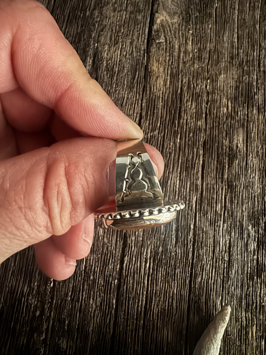 Royston Ribbon Handmade Sterling Silver Ring Size 11.5