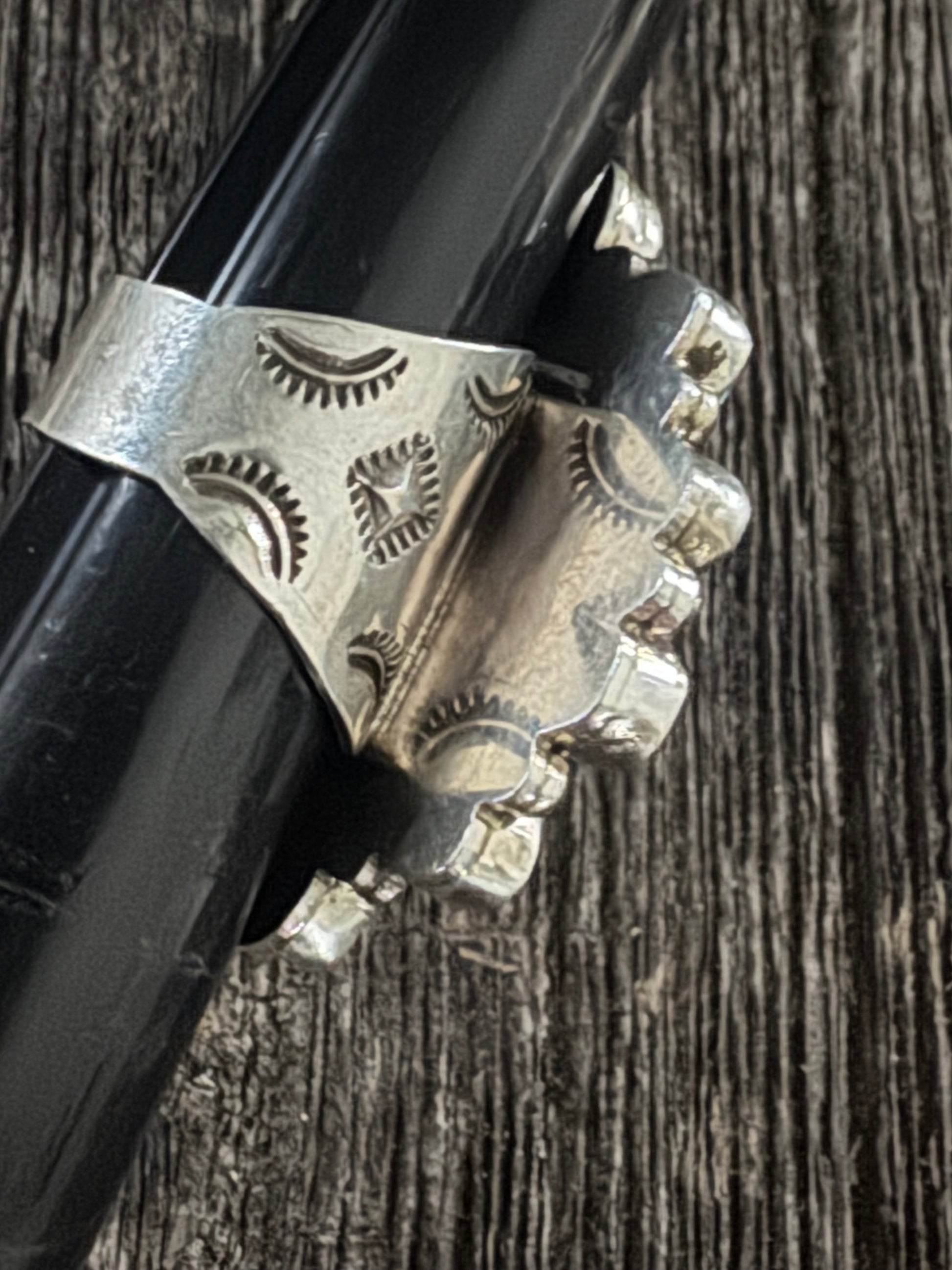 Golden Hills Turquoise Cluster Ring