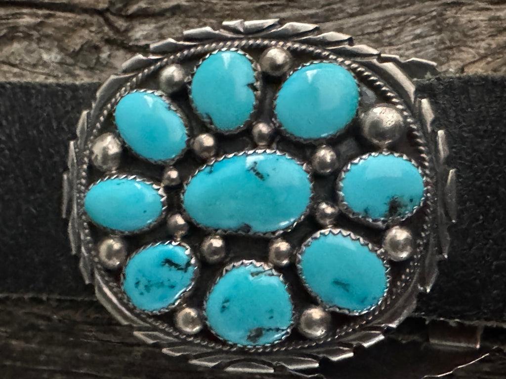 1970 Vintage Kingman Concho Belt