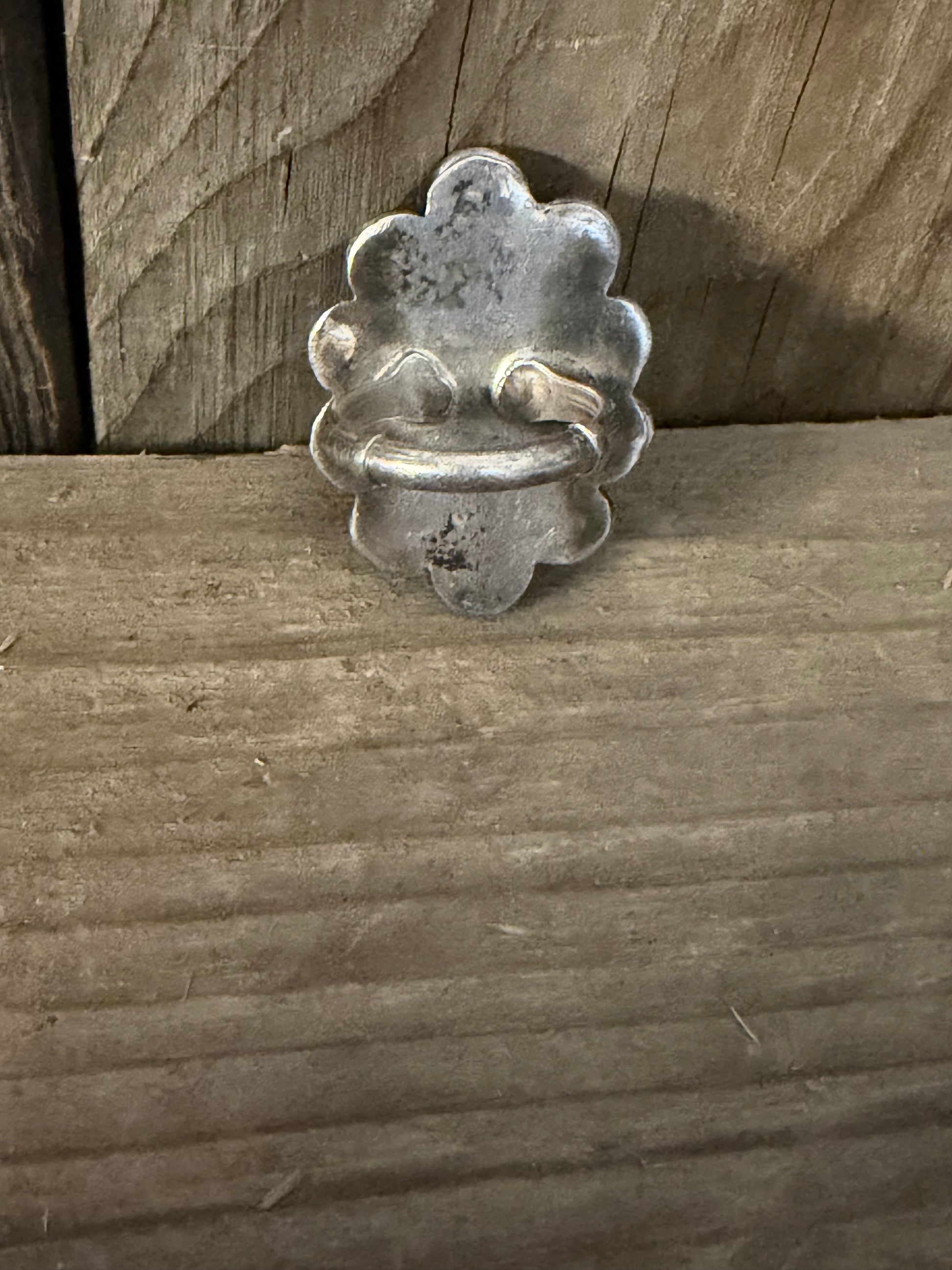 Native American Handmade Vintage Cluster Ring Size 7