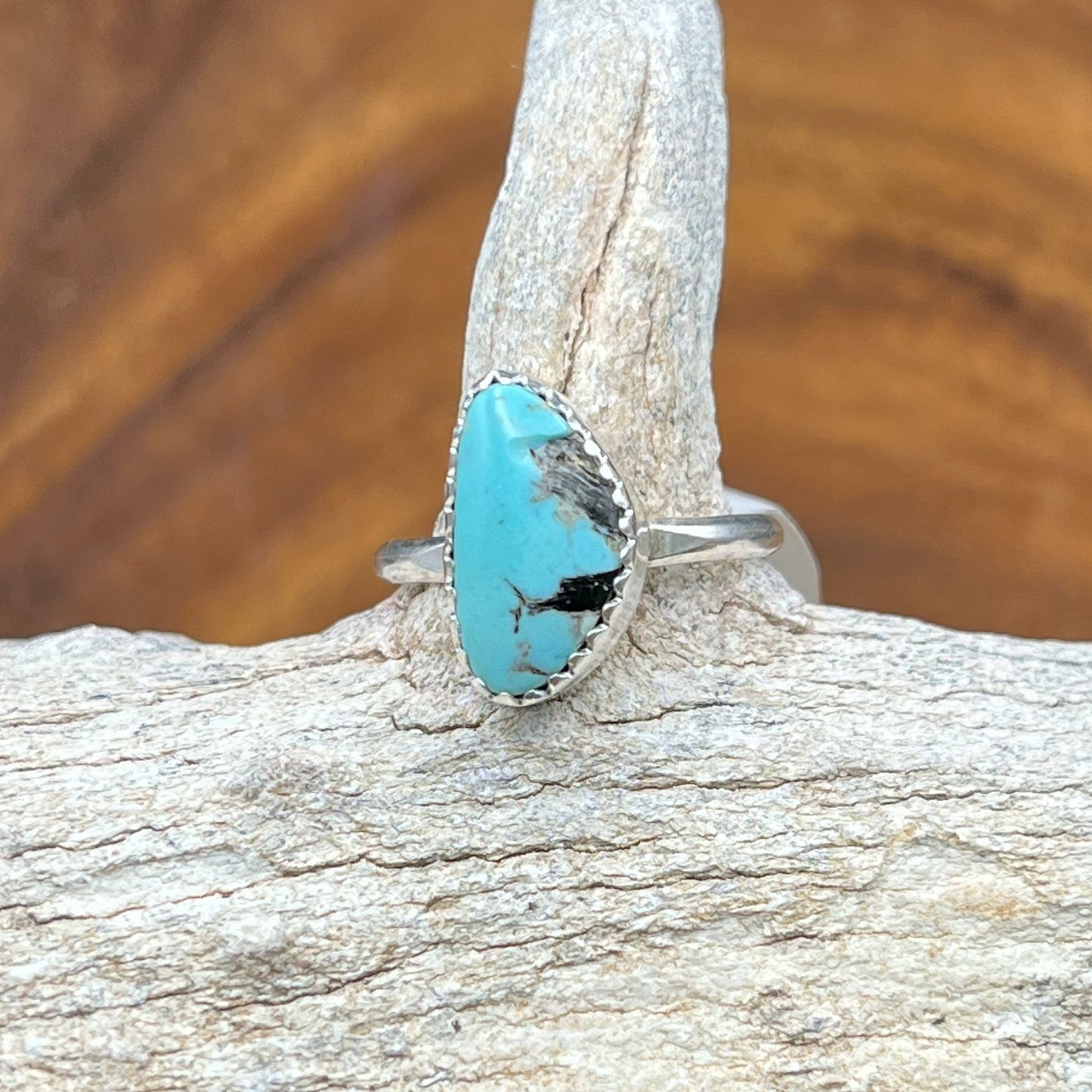 Authentic Native American Handmade Turquoise Ring