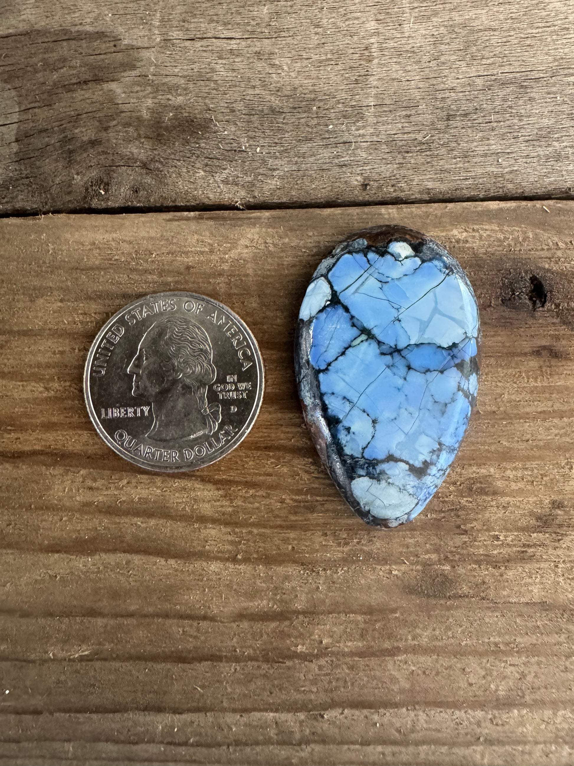 Lavender Blue Variscite Cab