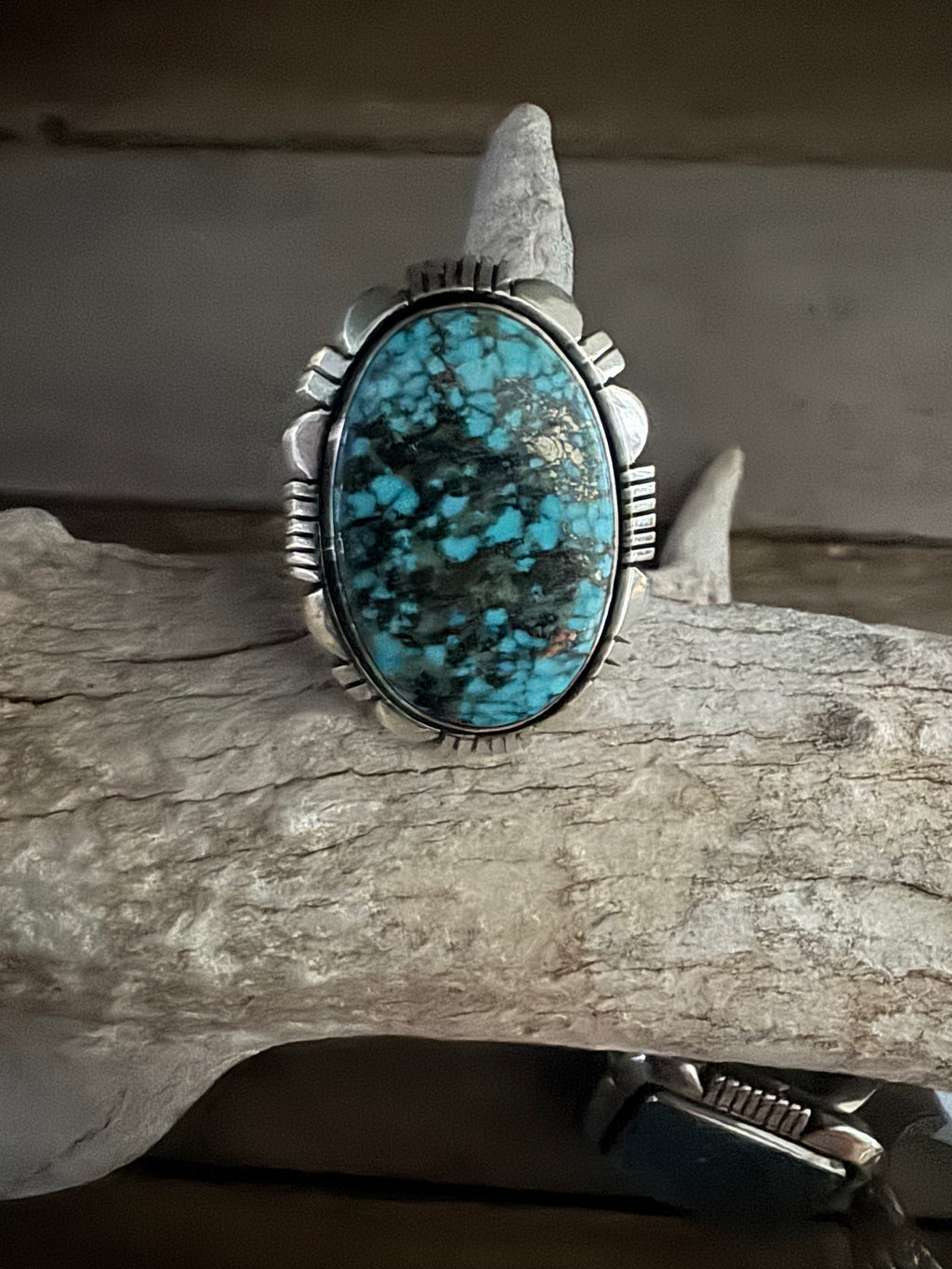 Cooper Willie Handmade Kingman Web High-Grade Ring Size 13