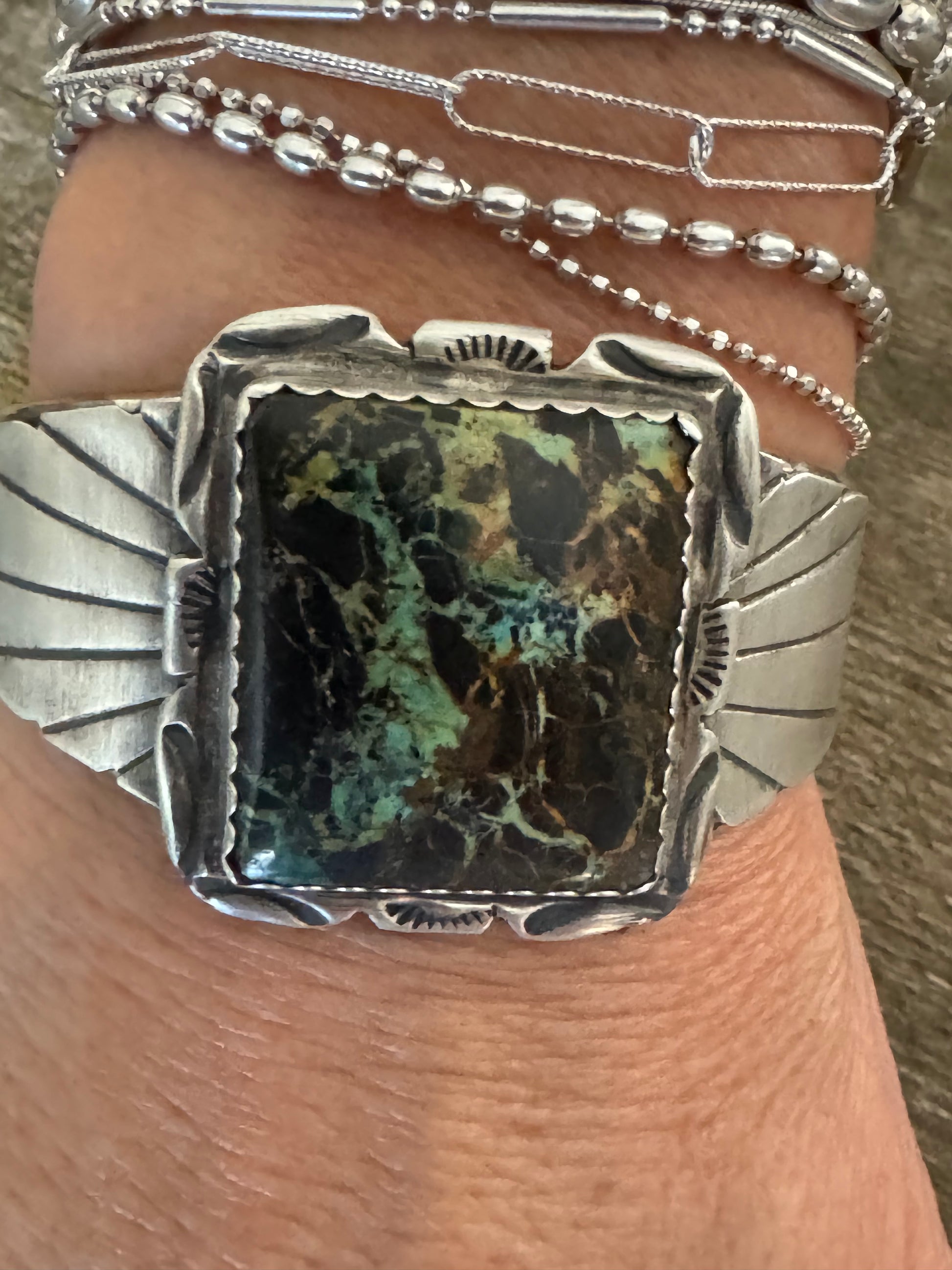 Custom Handmade Blackjack Cuff