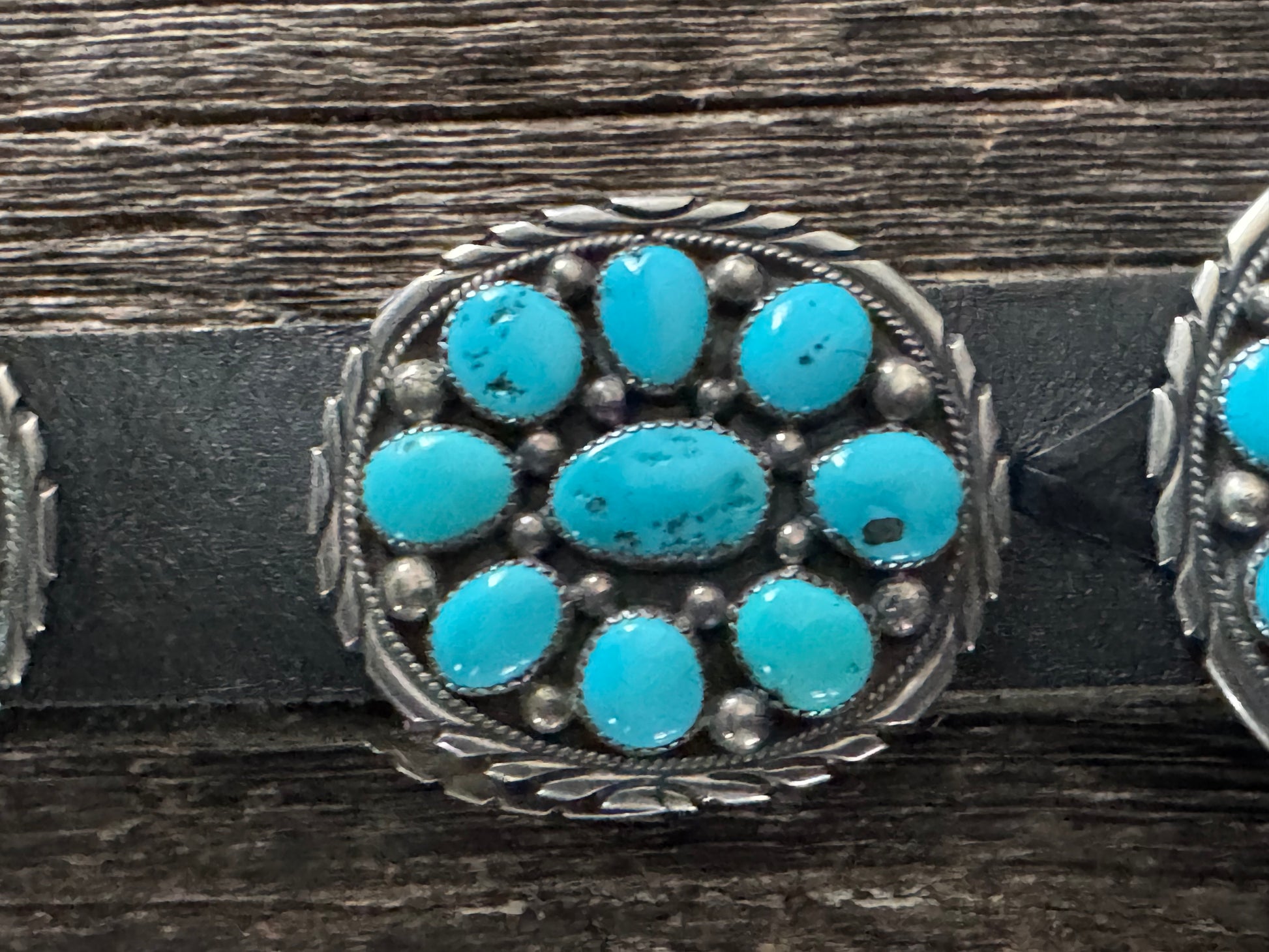 1970 Vintage Kingman Concho Belt