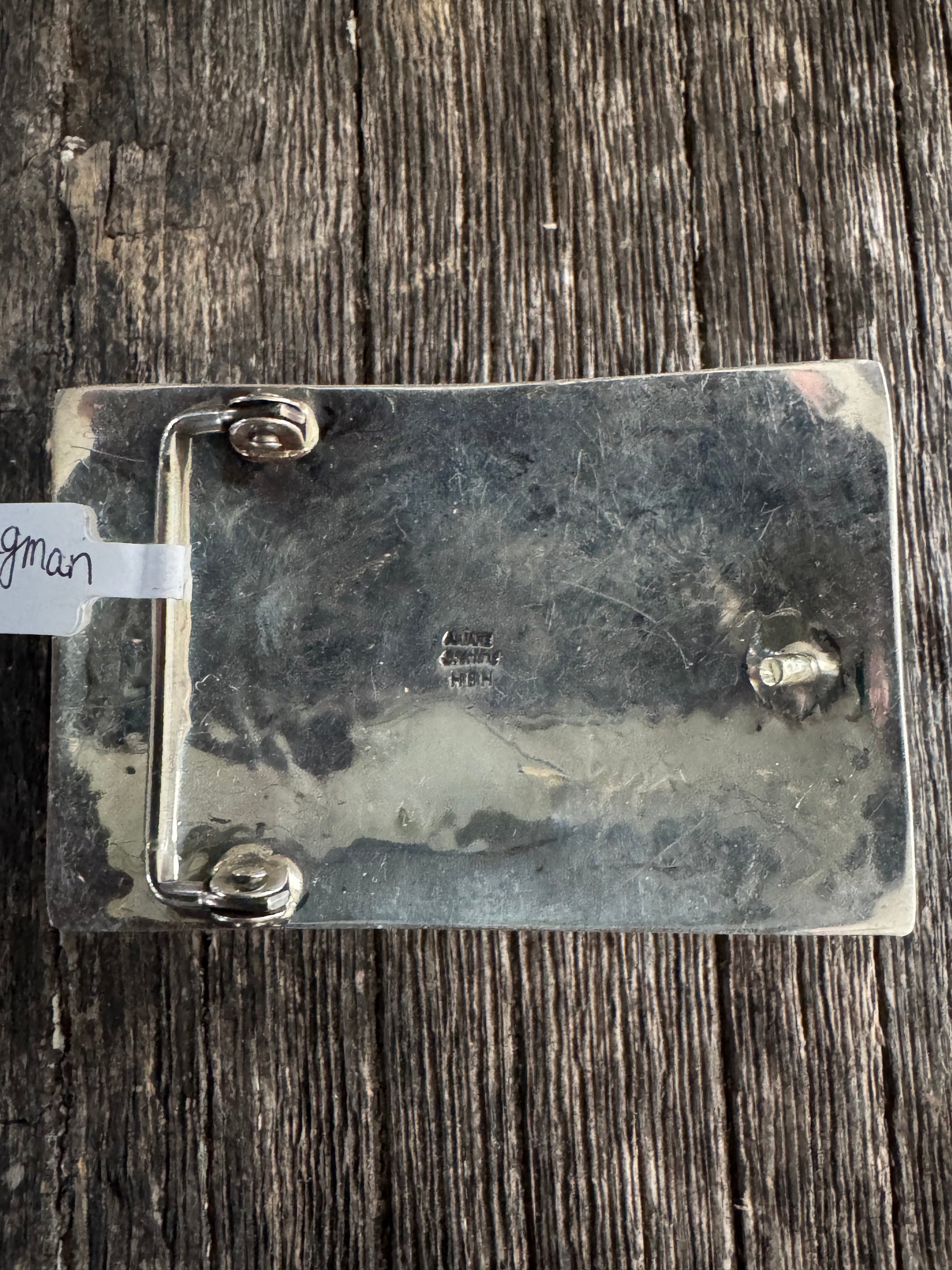 Kingman Web Handmade Custom Belt Buckle