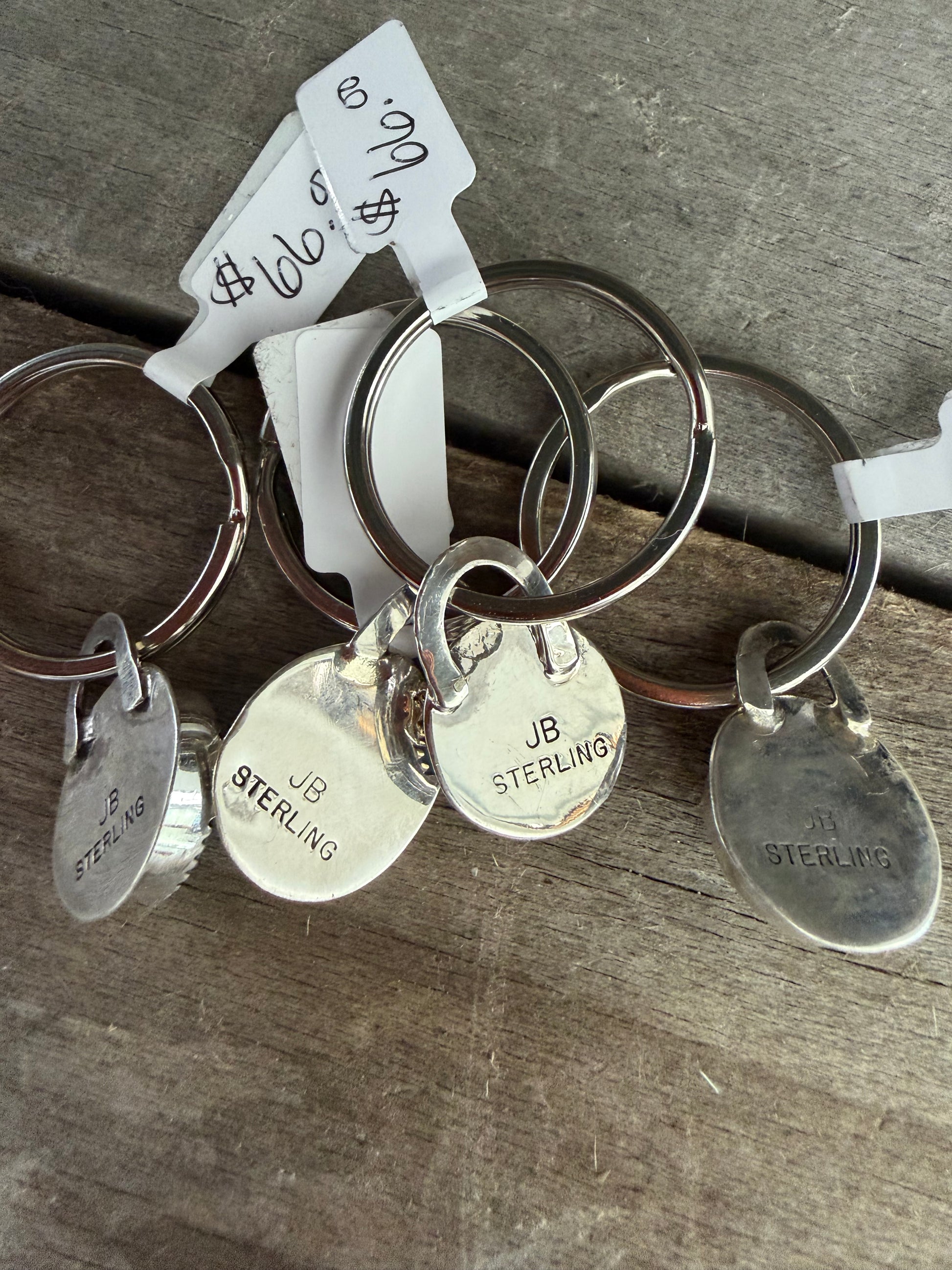 Native American Handmade Sterling Silver-Turquoise Keychain/Pendant