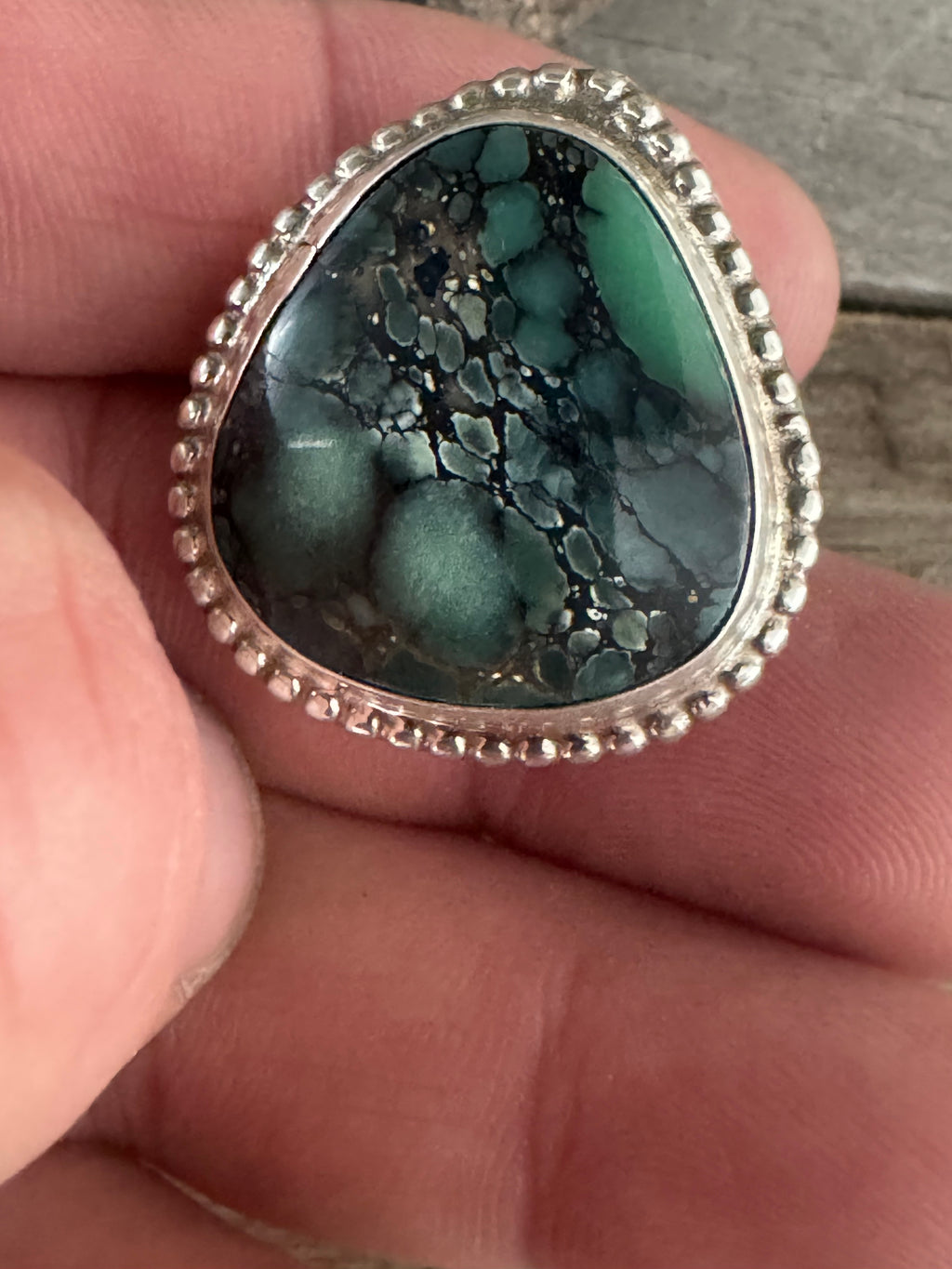 Handmade Candelaria Hills Variscite Ring Size 7.25