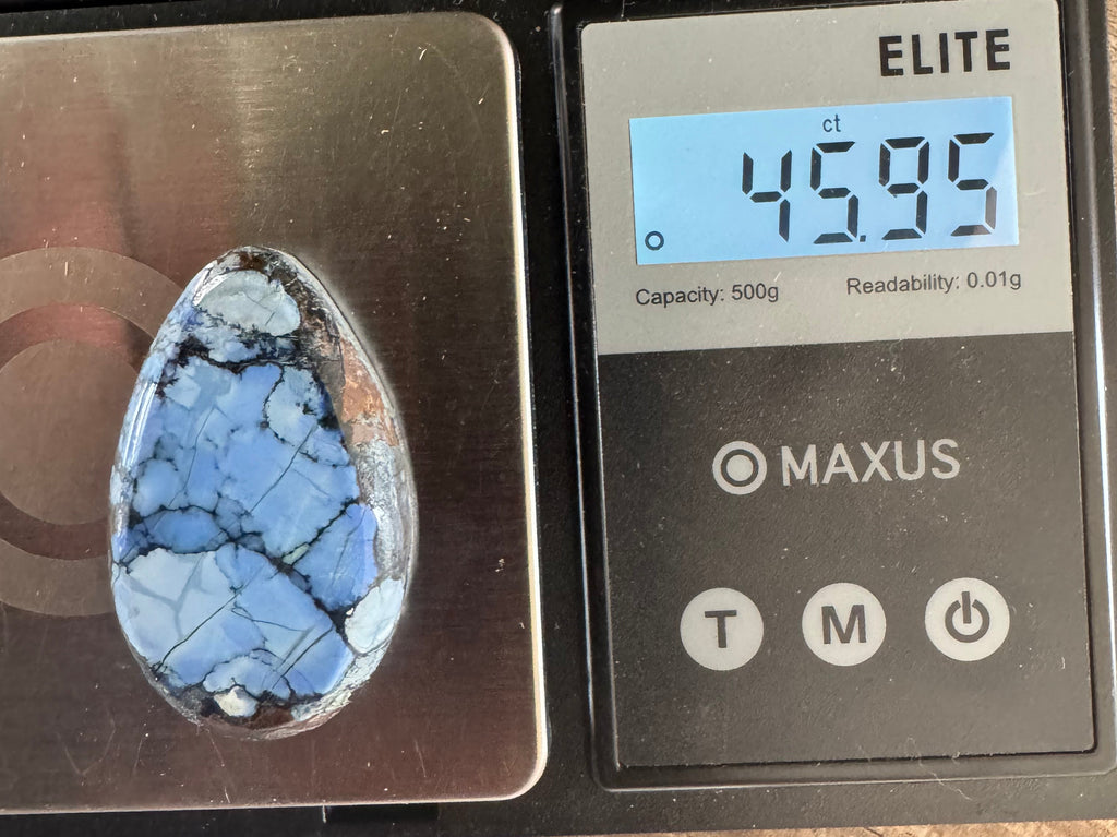 Lavender Blue Variscite Cab