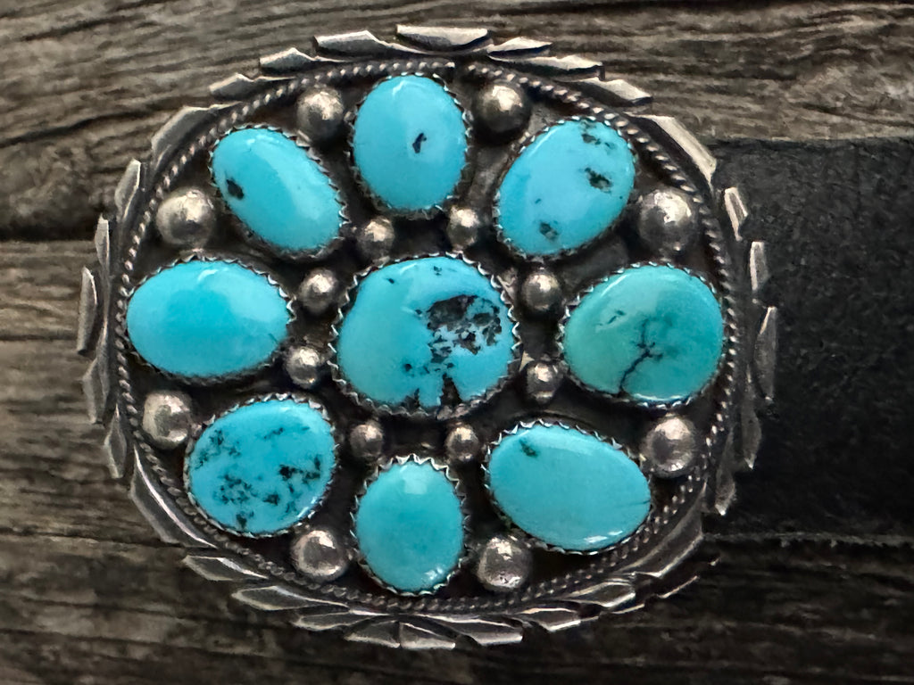 1970 Vintage Kingman Concho Belt