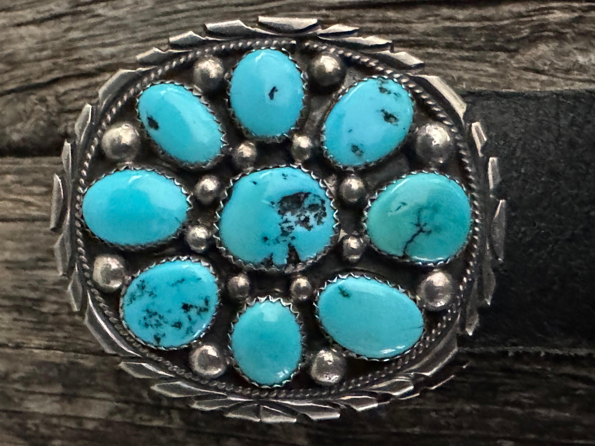 1970 Vintage Kingman Concho Belt