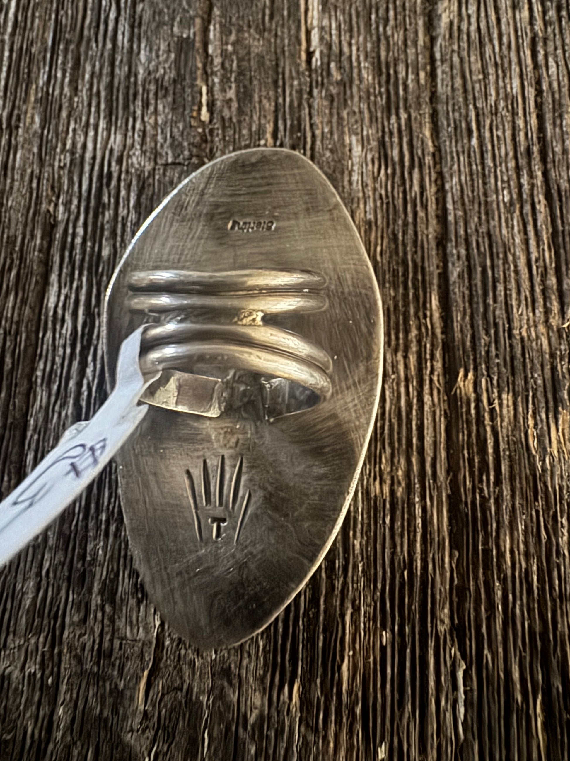 Kingman Coral Turquoise Ring