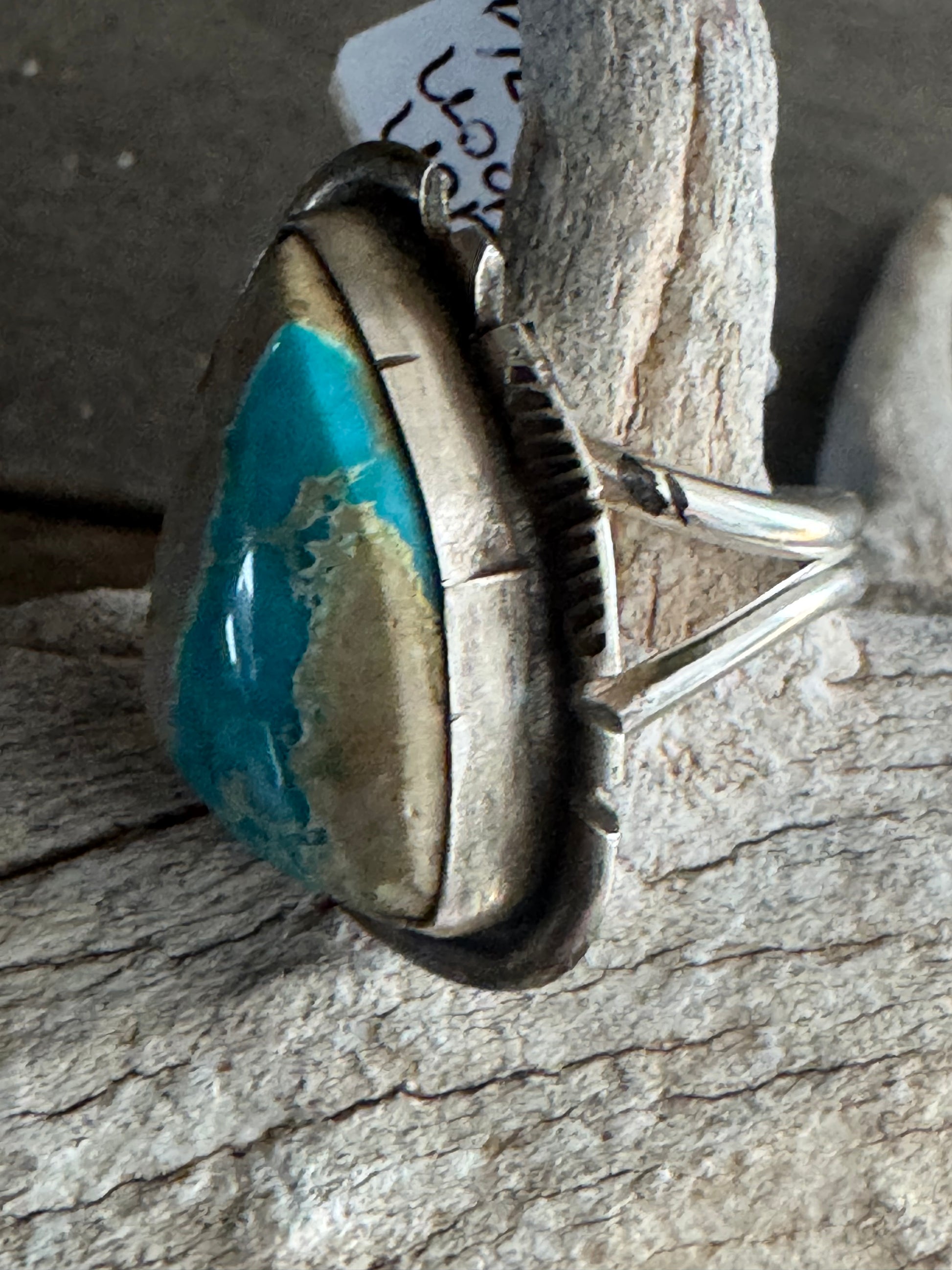 Handmade Sterling Silver Royston Ribbon Ring size 9.75