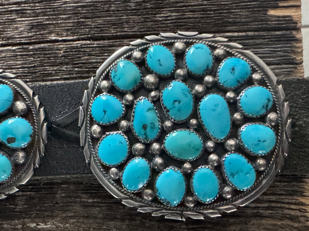 1970 Vintage Kingman Concho Belt