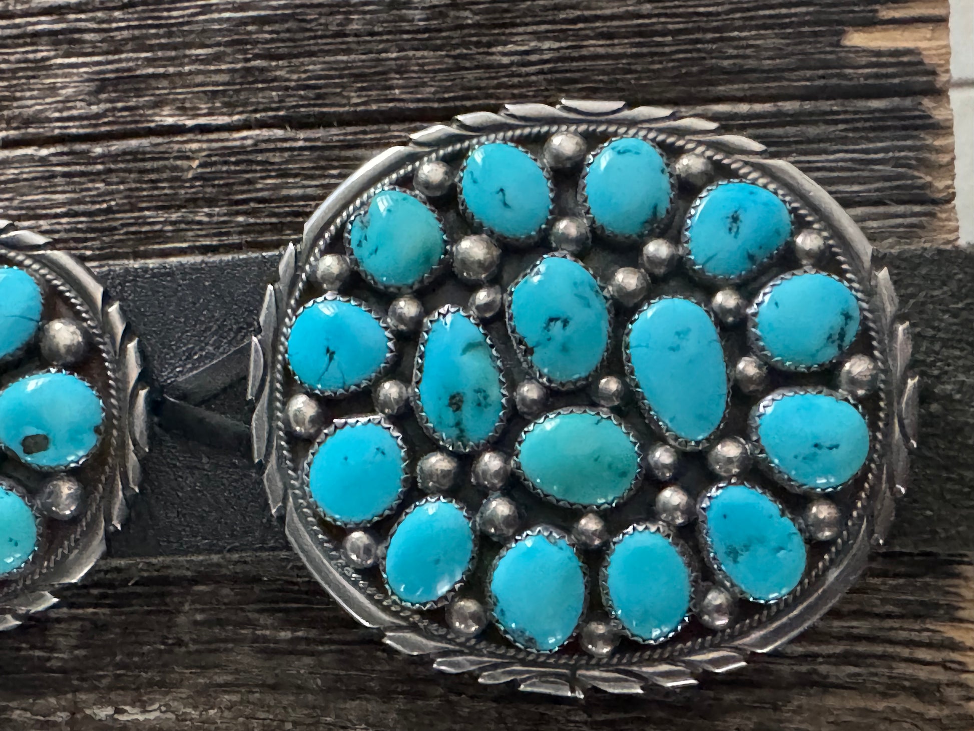 1970 Vintage Kingman Concho Belt