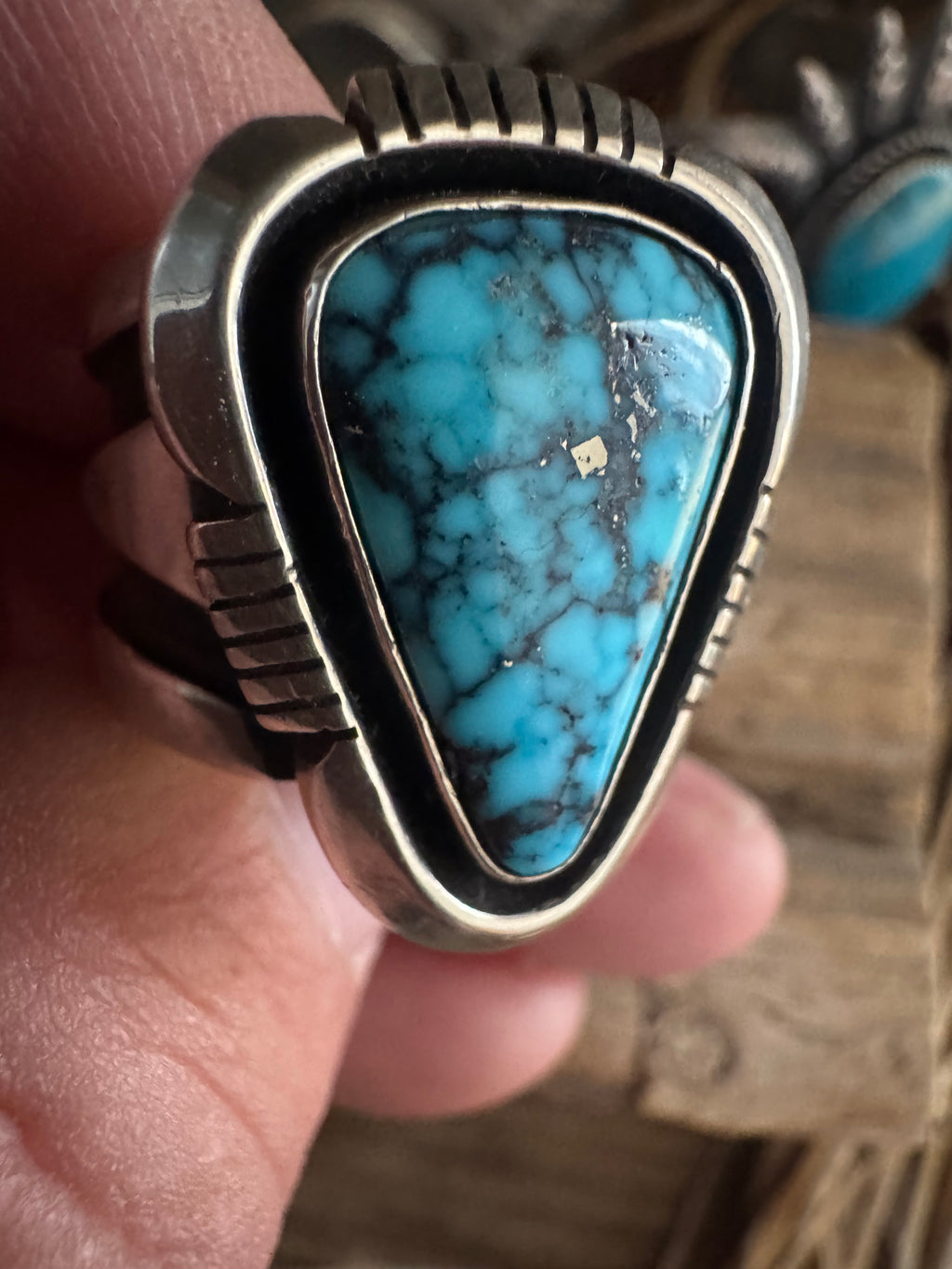 Cooper Willie Handmade Sterling Silver Kingman Web Ring Size 10