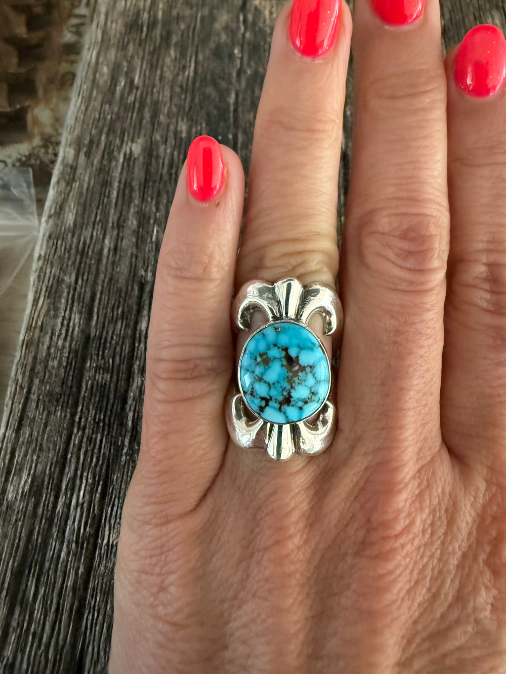 Golden Hills Turquoise Custom Handmade Ring