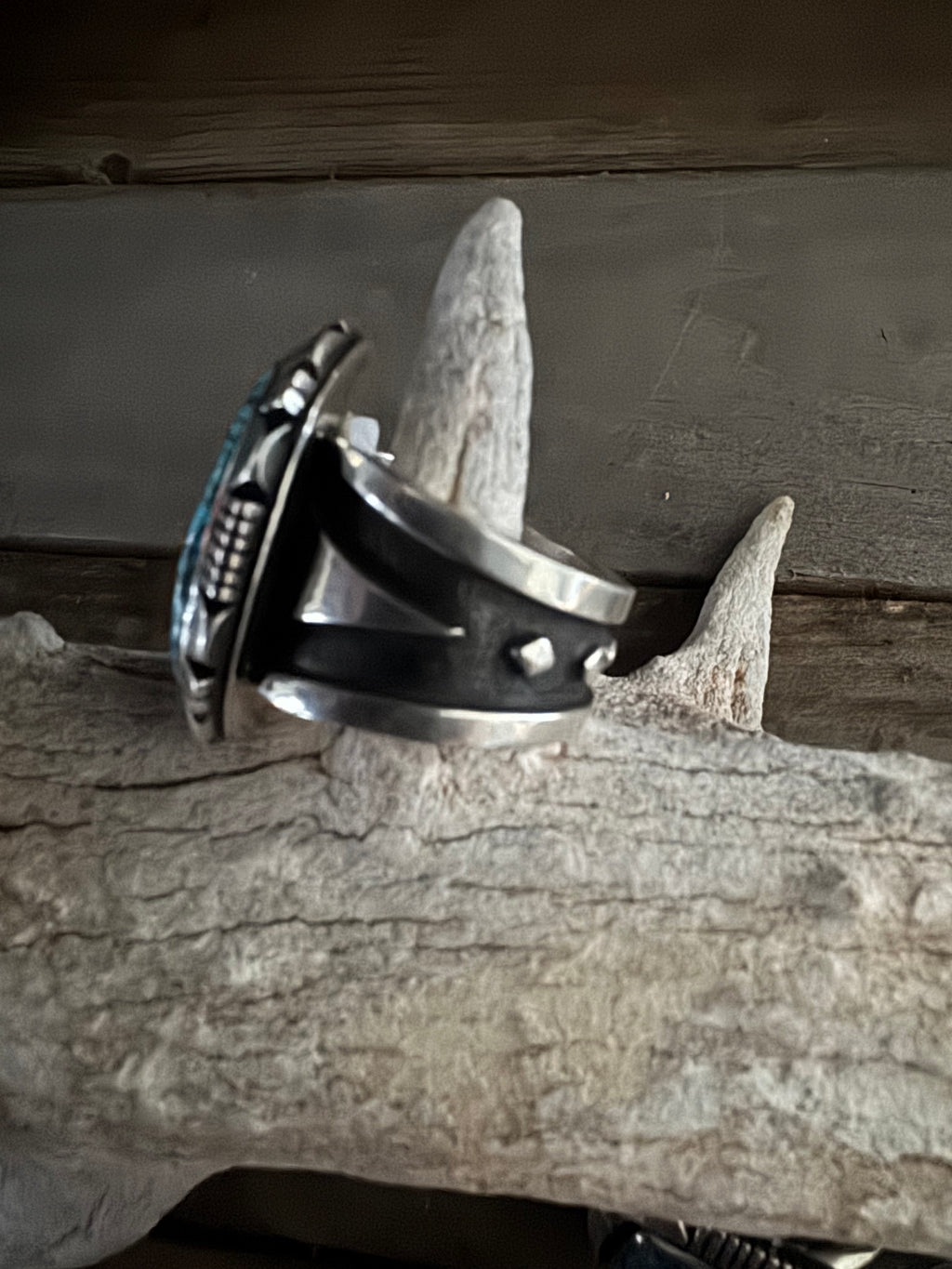 Cooper Willie Handmade Kingman Web High-Grade Ring Size 13