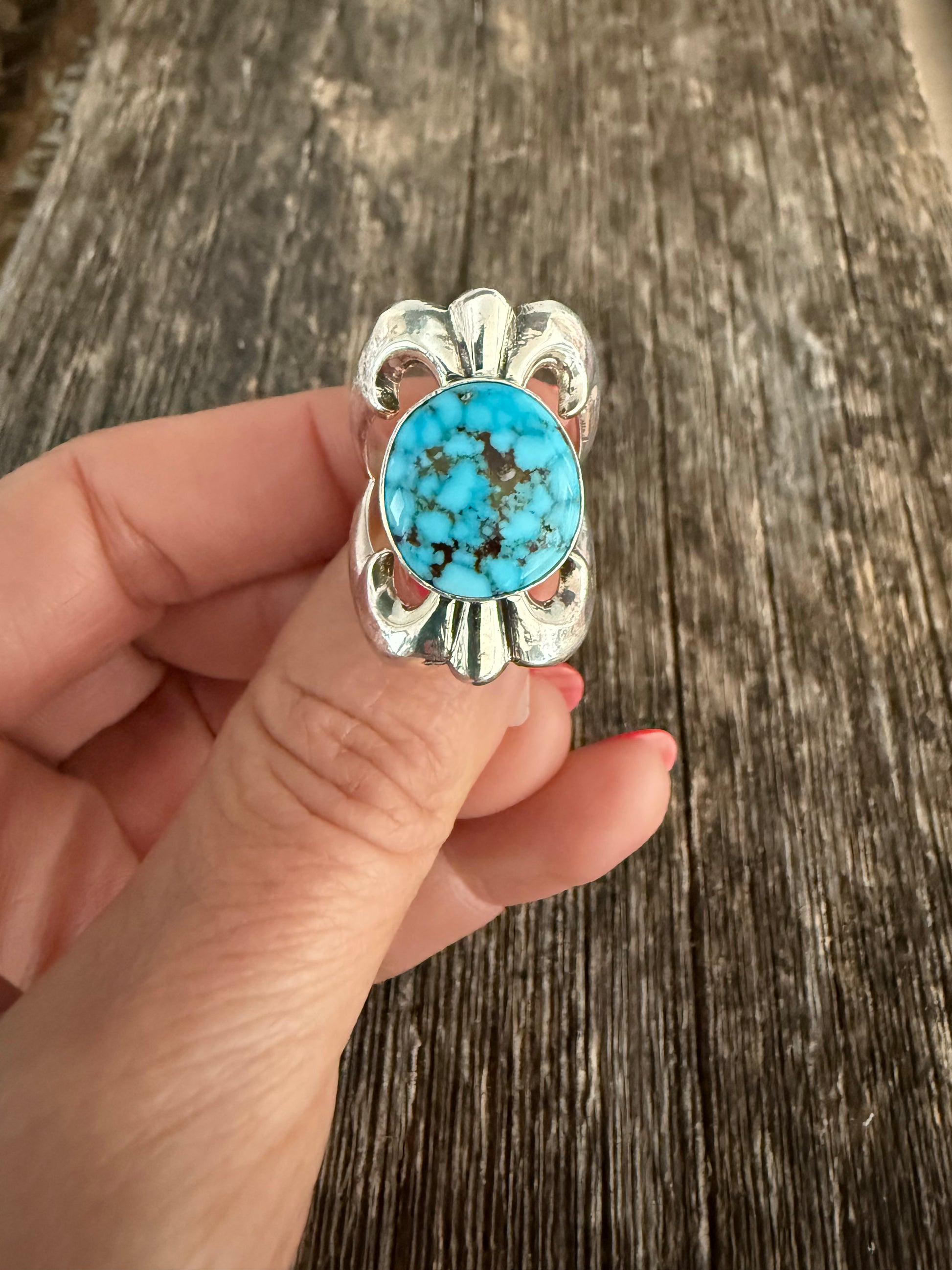 Golden Hills Turquoise Custom Handmade Ring