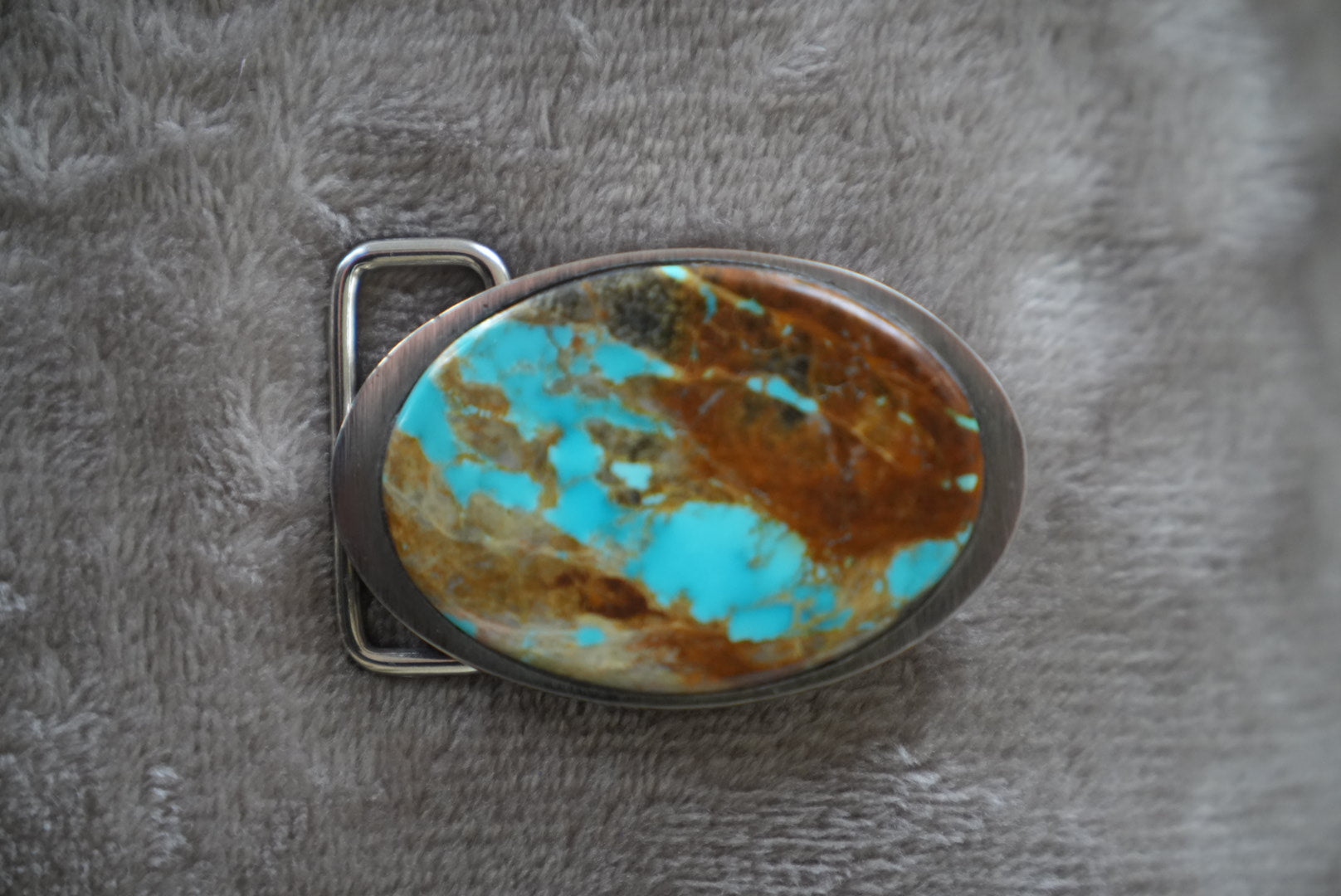 Turquoise Mountain Belt Buckle