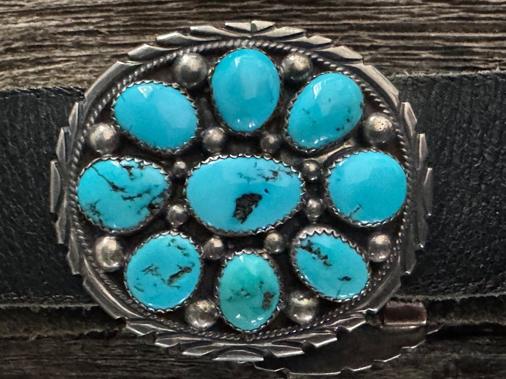 1970 Vintage Kingman Concho Belt