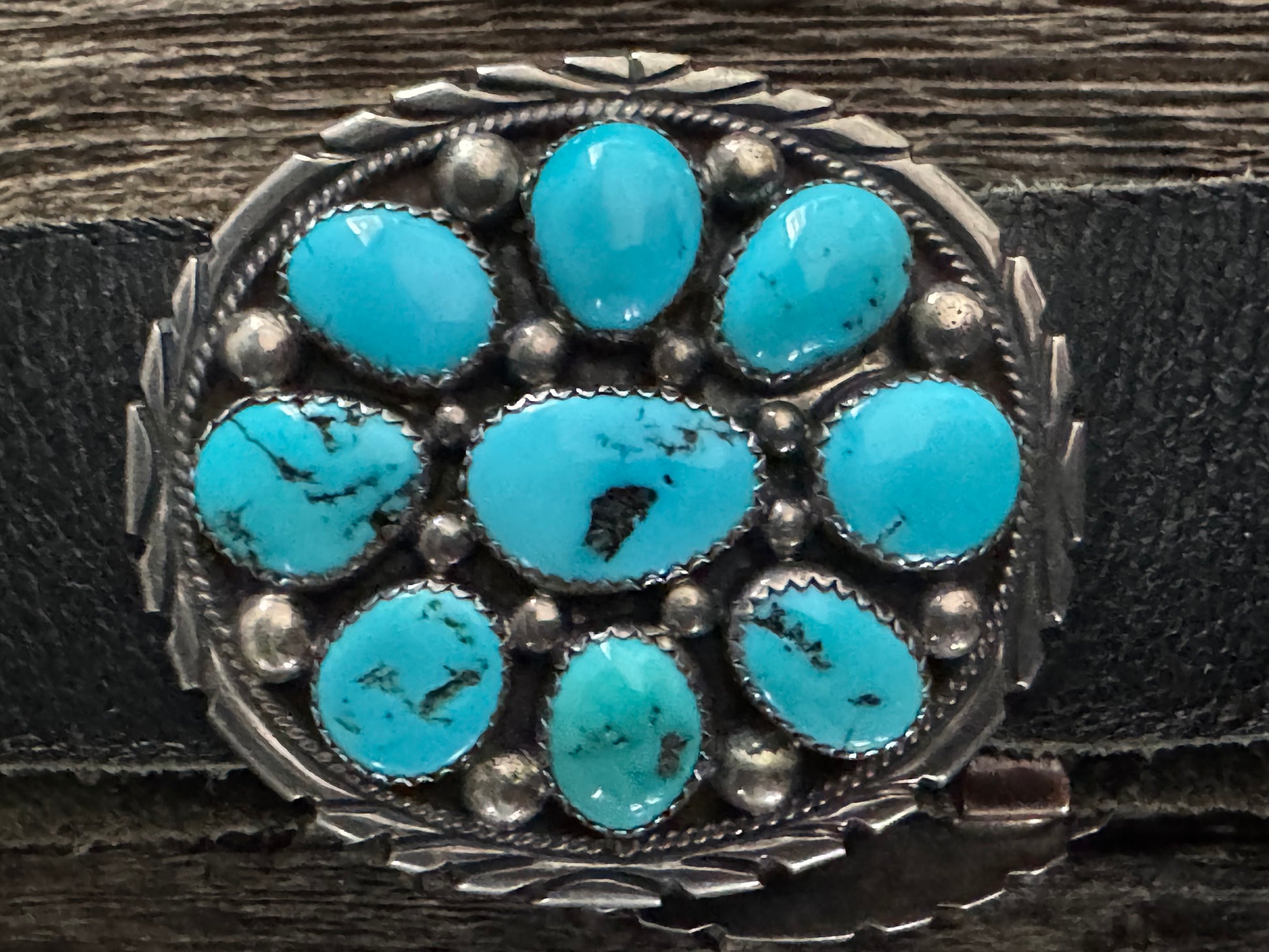 1970 Vintage Kingman Concho Belt