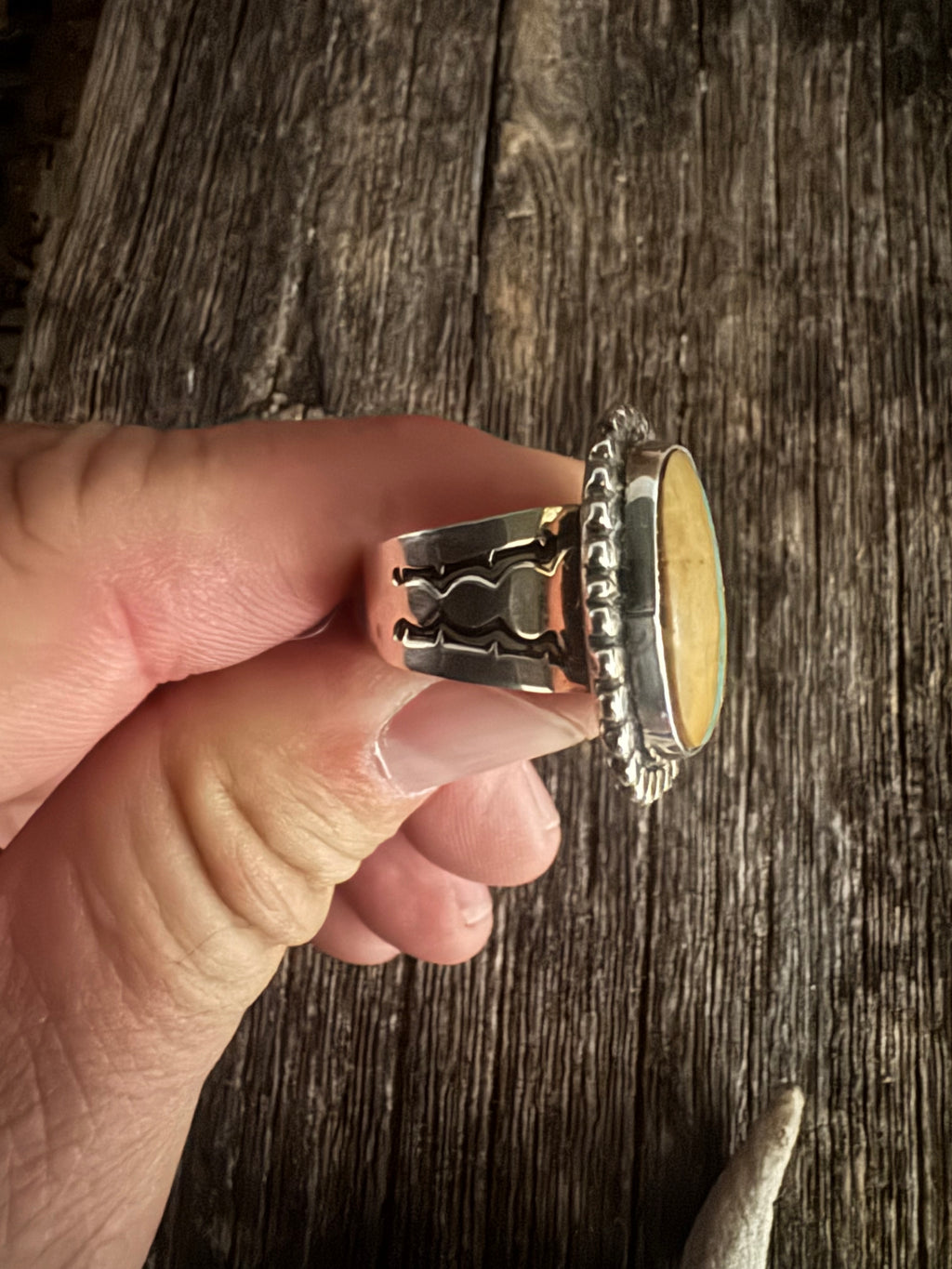 Royston Ribbon Handmade Sterling Silver Ring Size 11.5