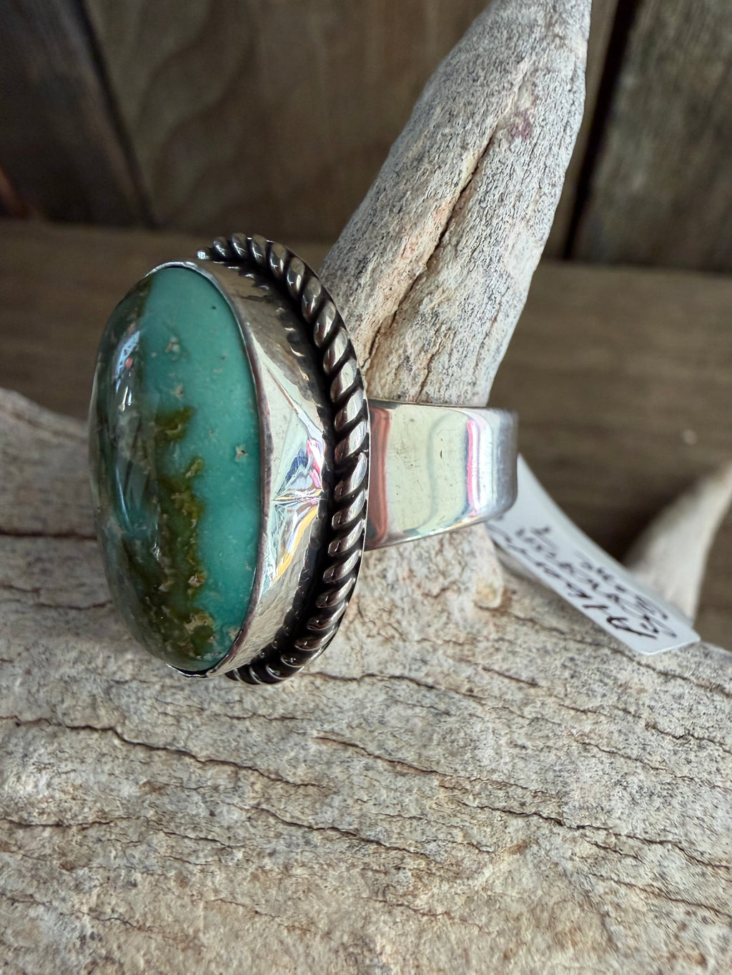 Native American Albert Jake Sonoran Gold-Sterling Silver Handmade Ring